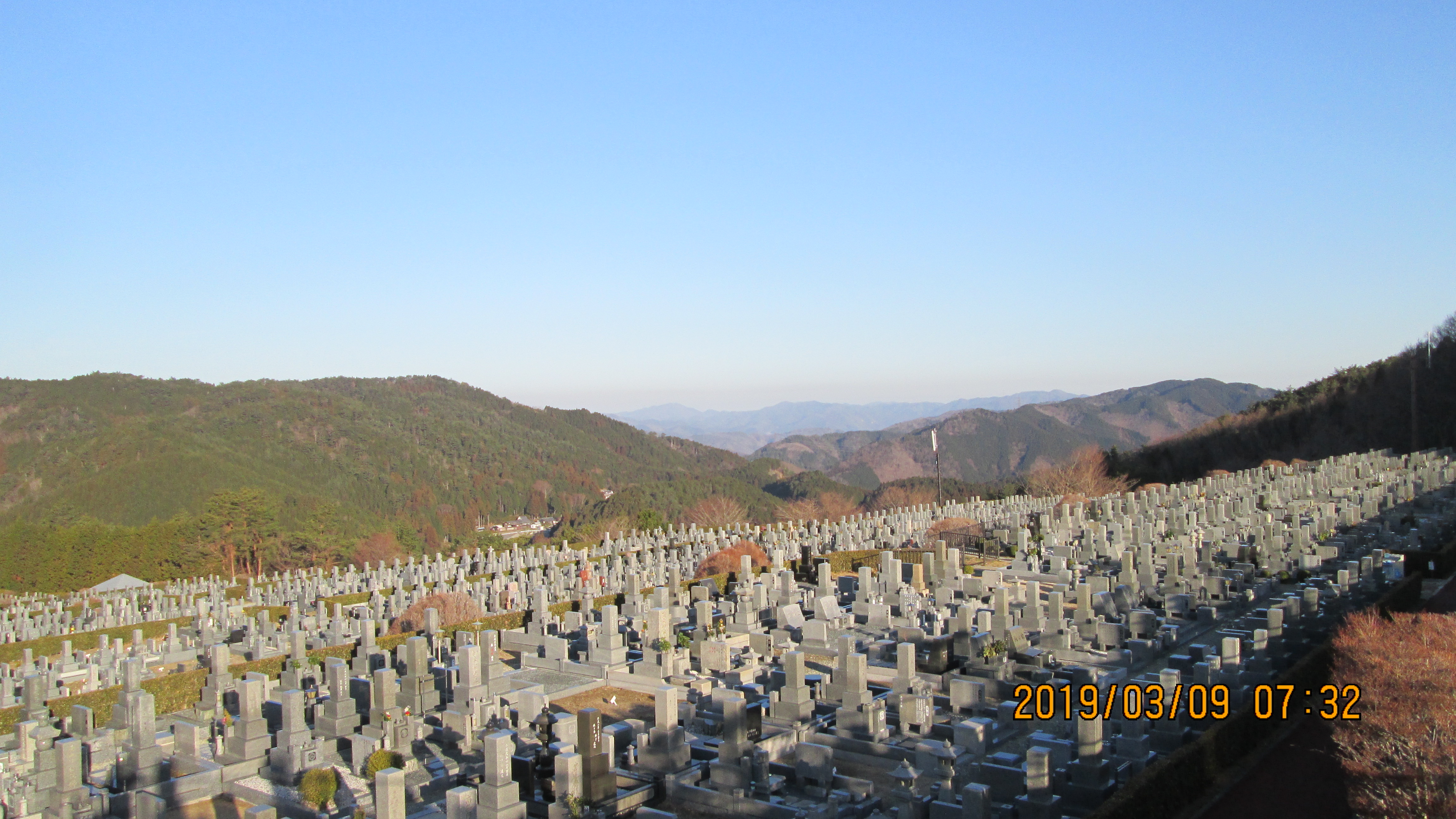  11区7番墓所からの風景