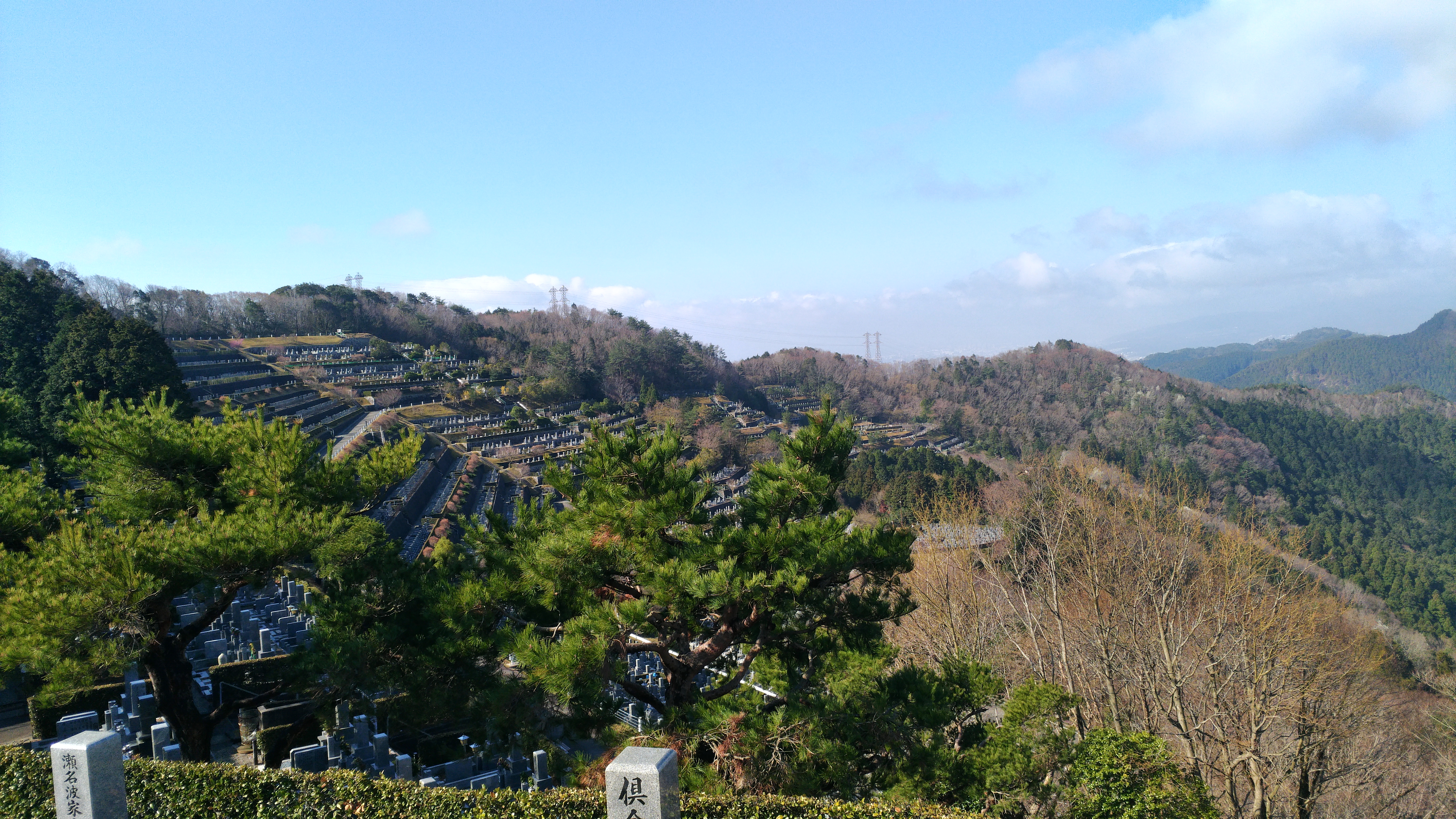  階段墓域・8区4番墓所～風景