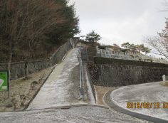 階段墓所：8区5番駐車場～風景