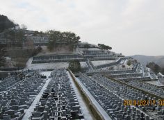 階段墓所・8区7番墓所～の所風景