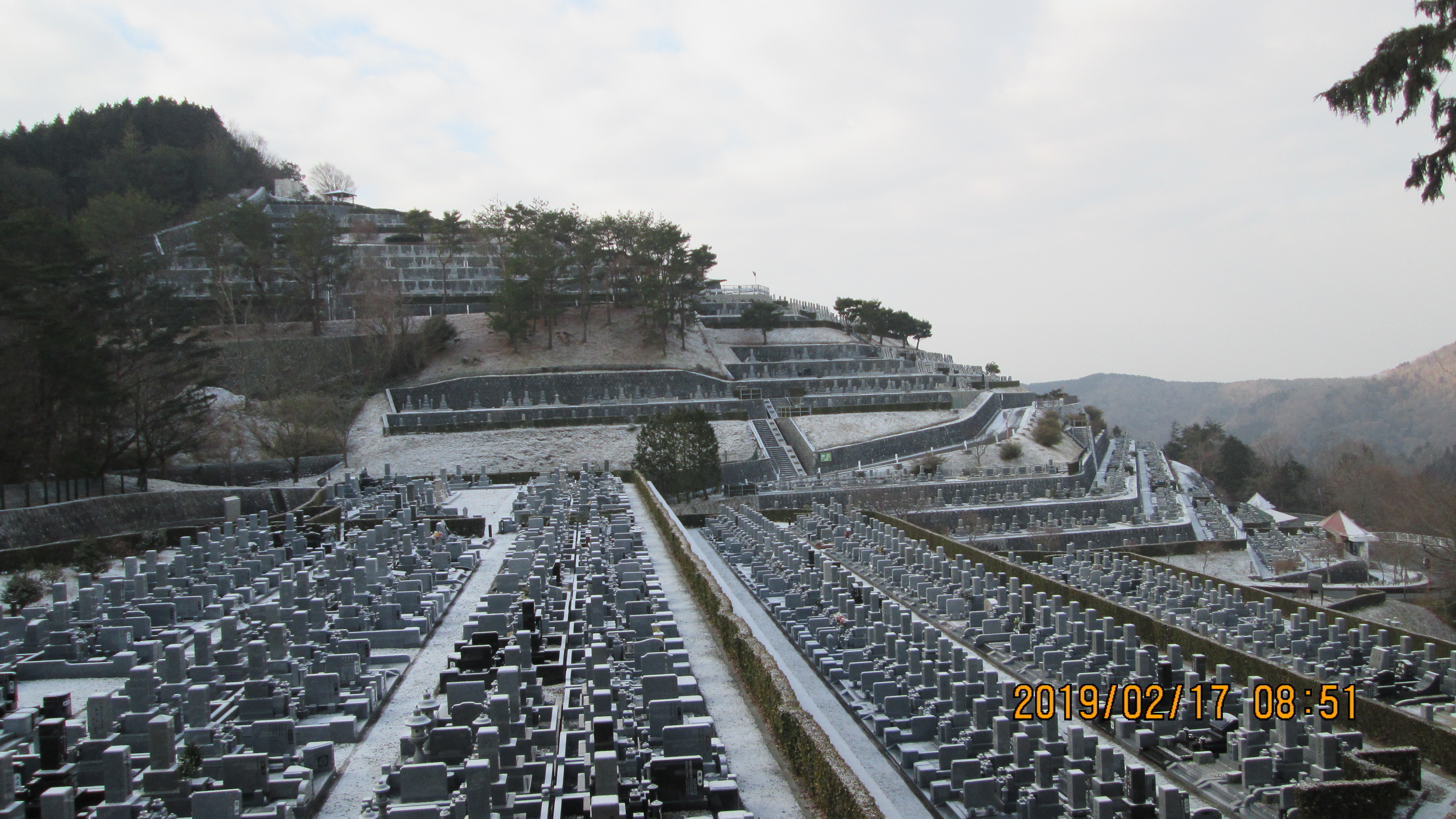 階段墓所・8区7番墓所～の所風景