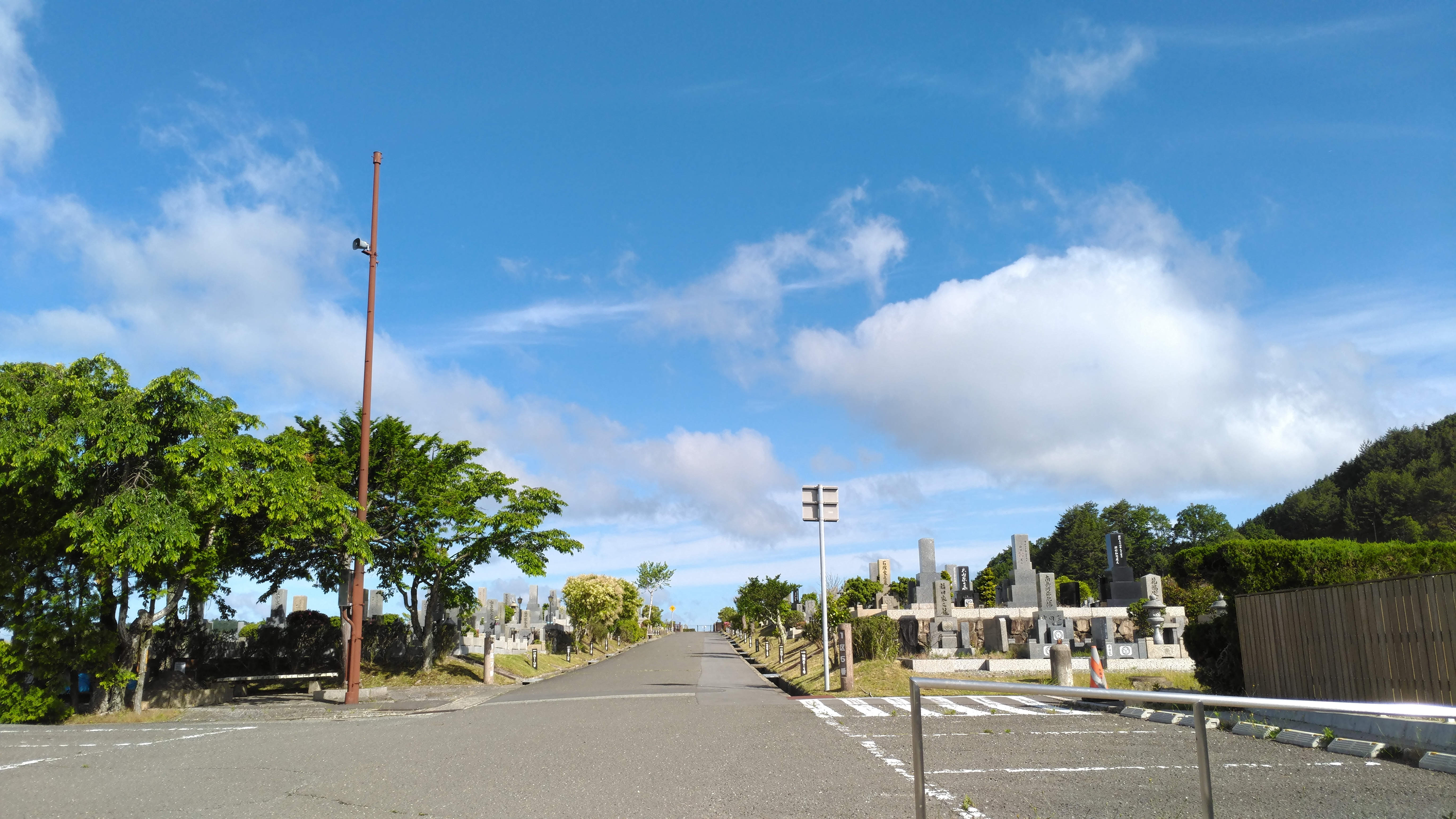 一般墓域・1区8番駐車場～撮影