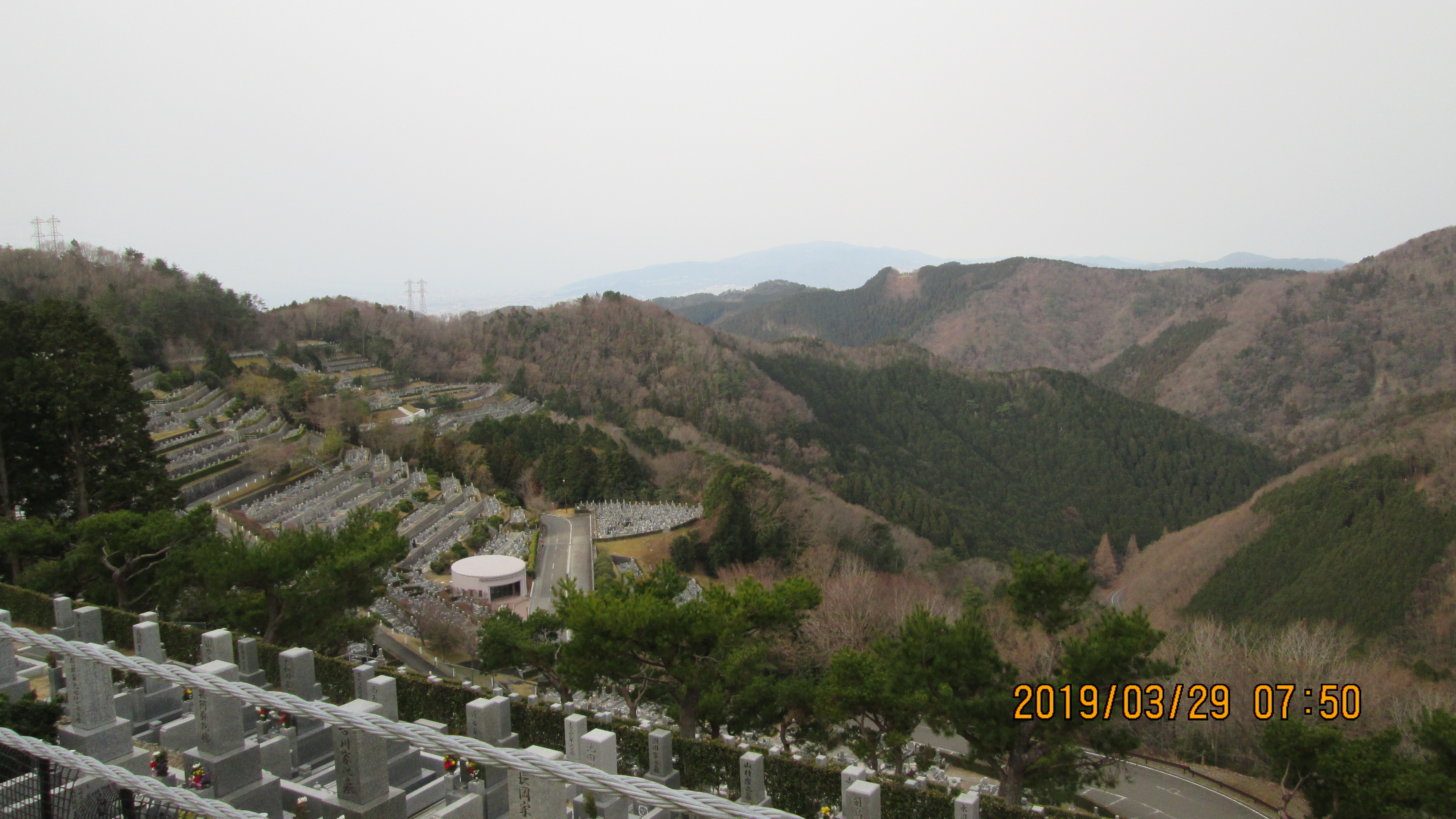 階段墓域・1番枝道～8/7/6区風景