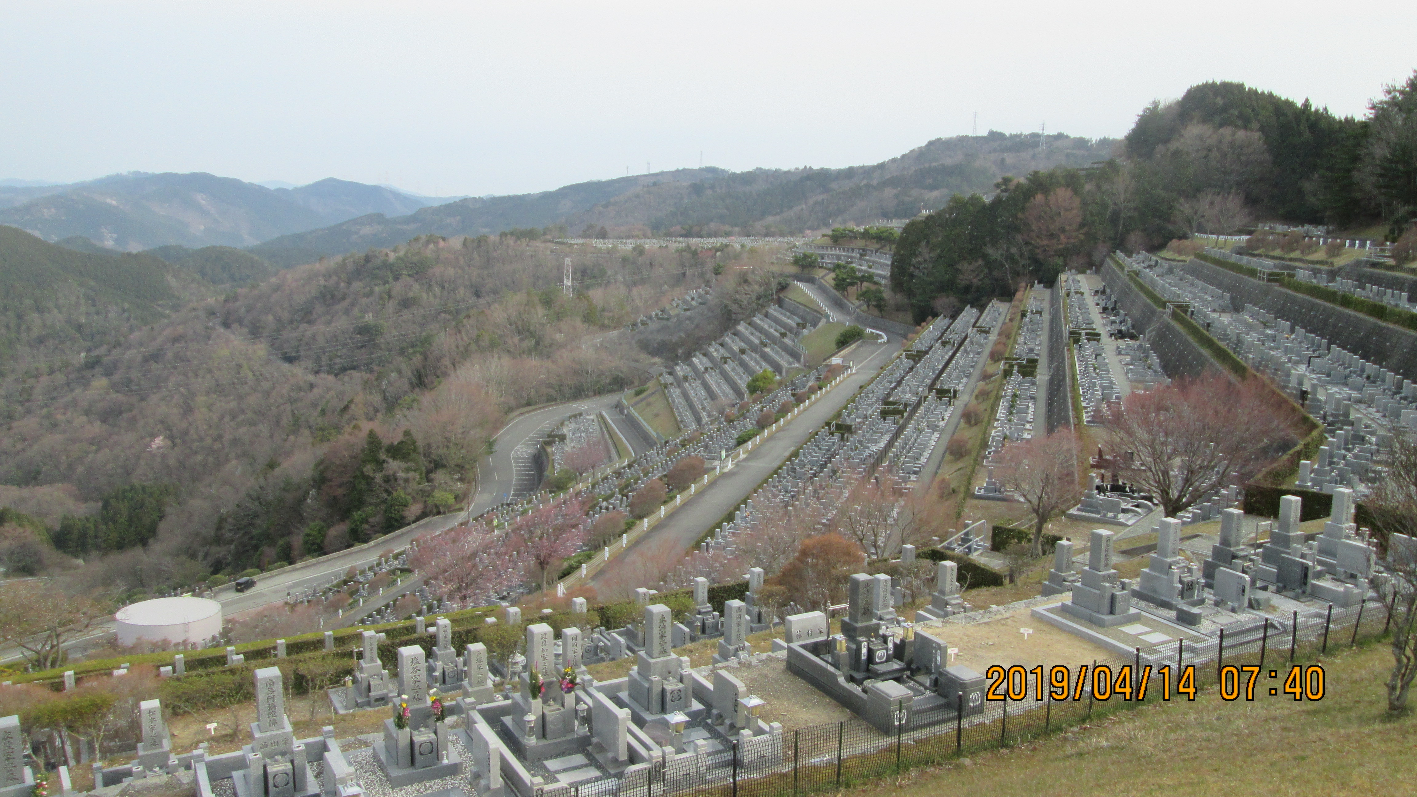 階段墓域・7区3番上段駐車場～