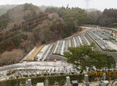 階段墓所：8区4番駐車場～風景