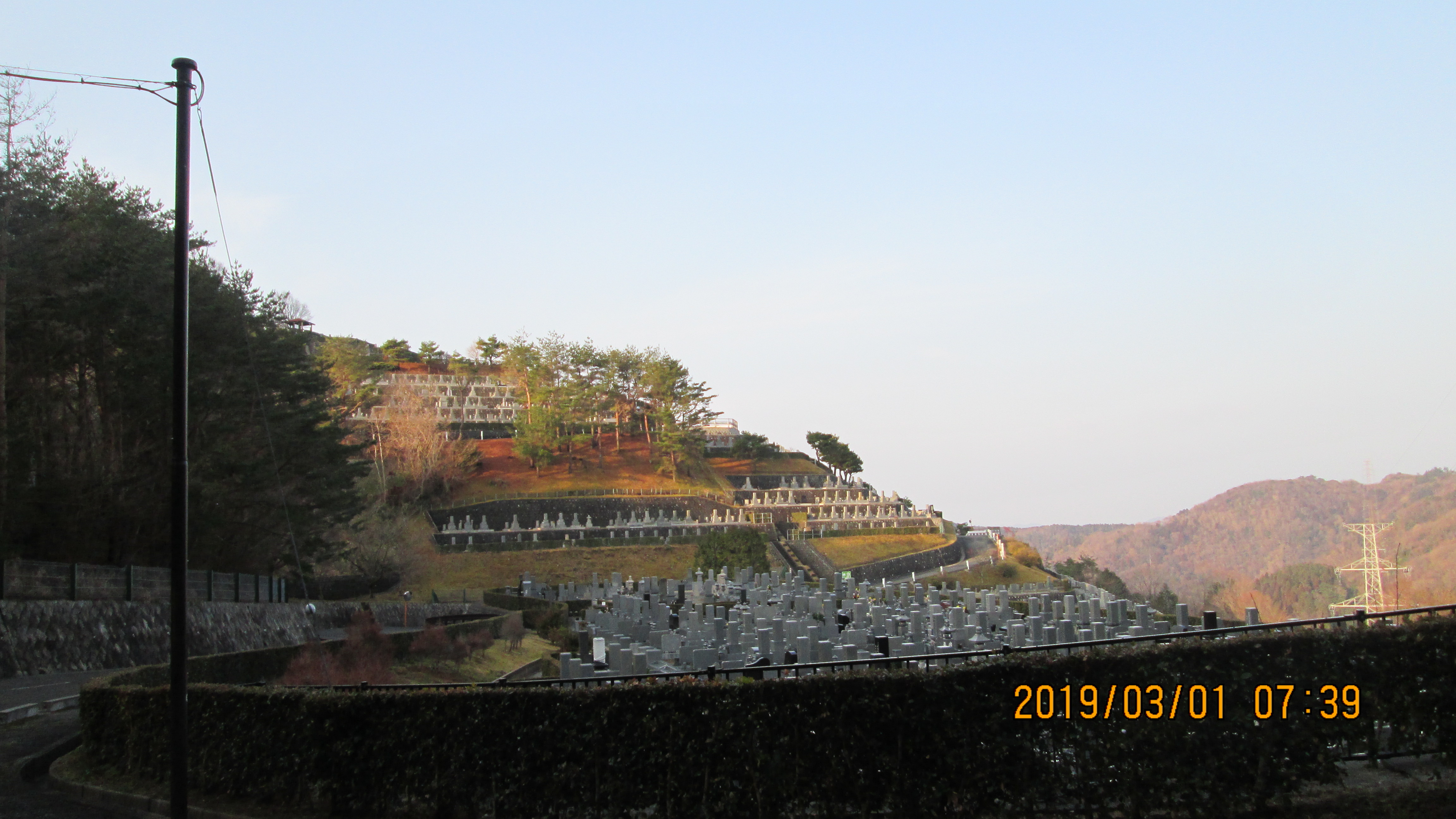 階段墓所：8区墓域風景