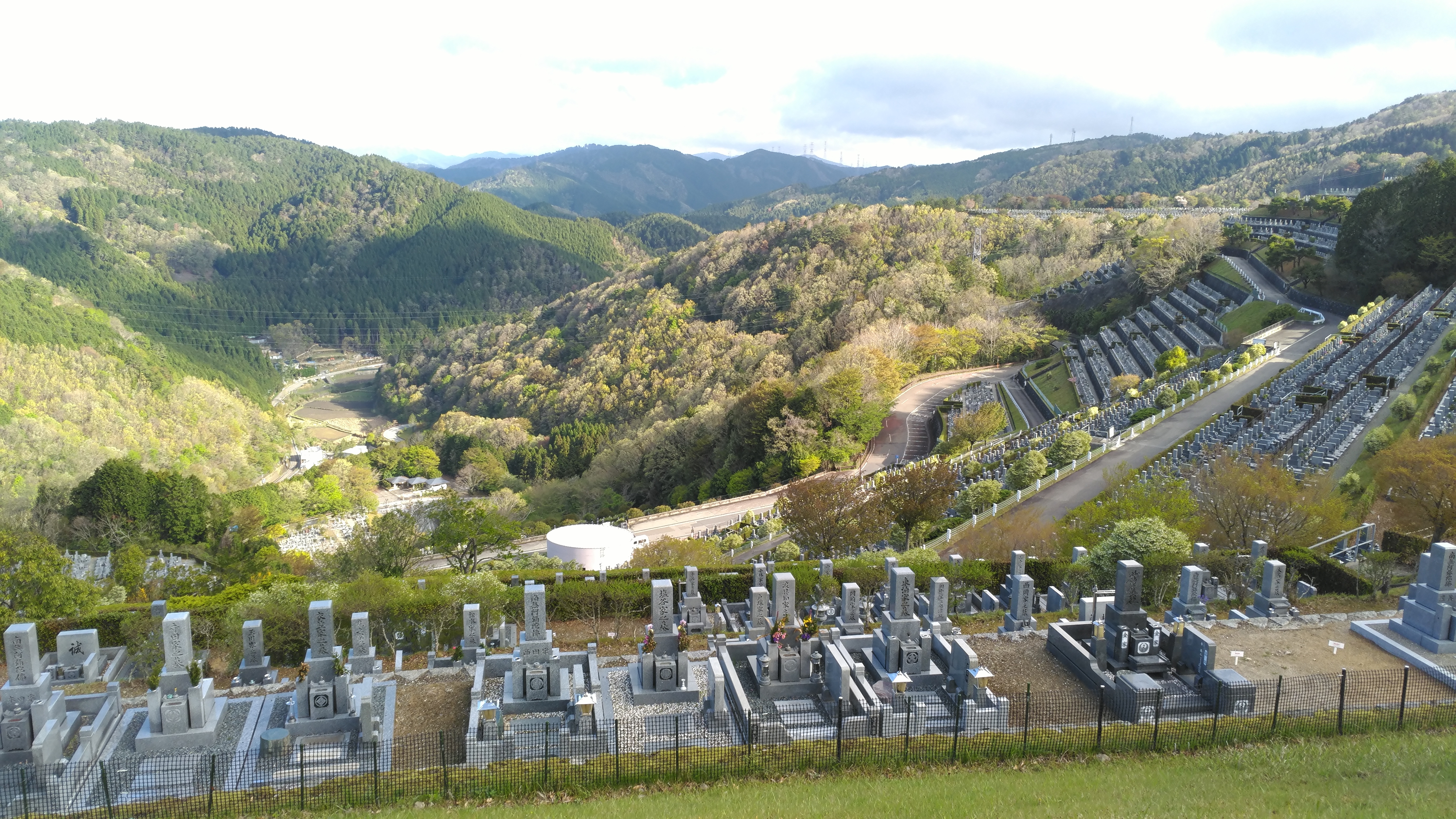 階段墓域・7区3番上段駐車場～