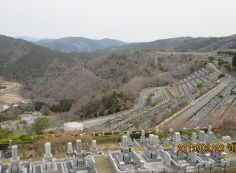 階段墓域・7区3番上段駐車場～風景