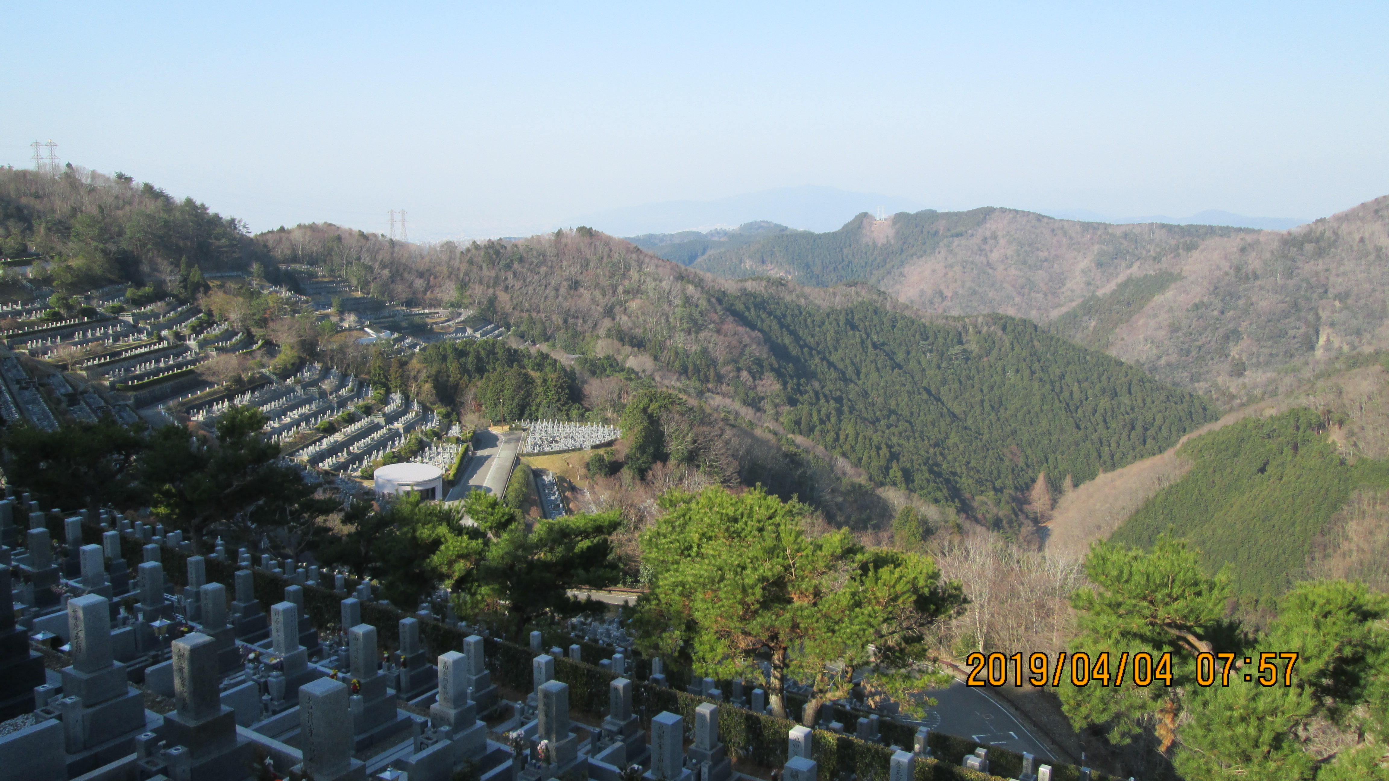 階段墓域・8区4/5番枝道～風景