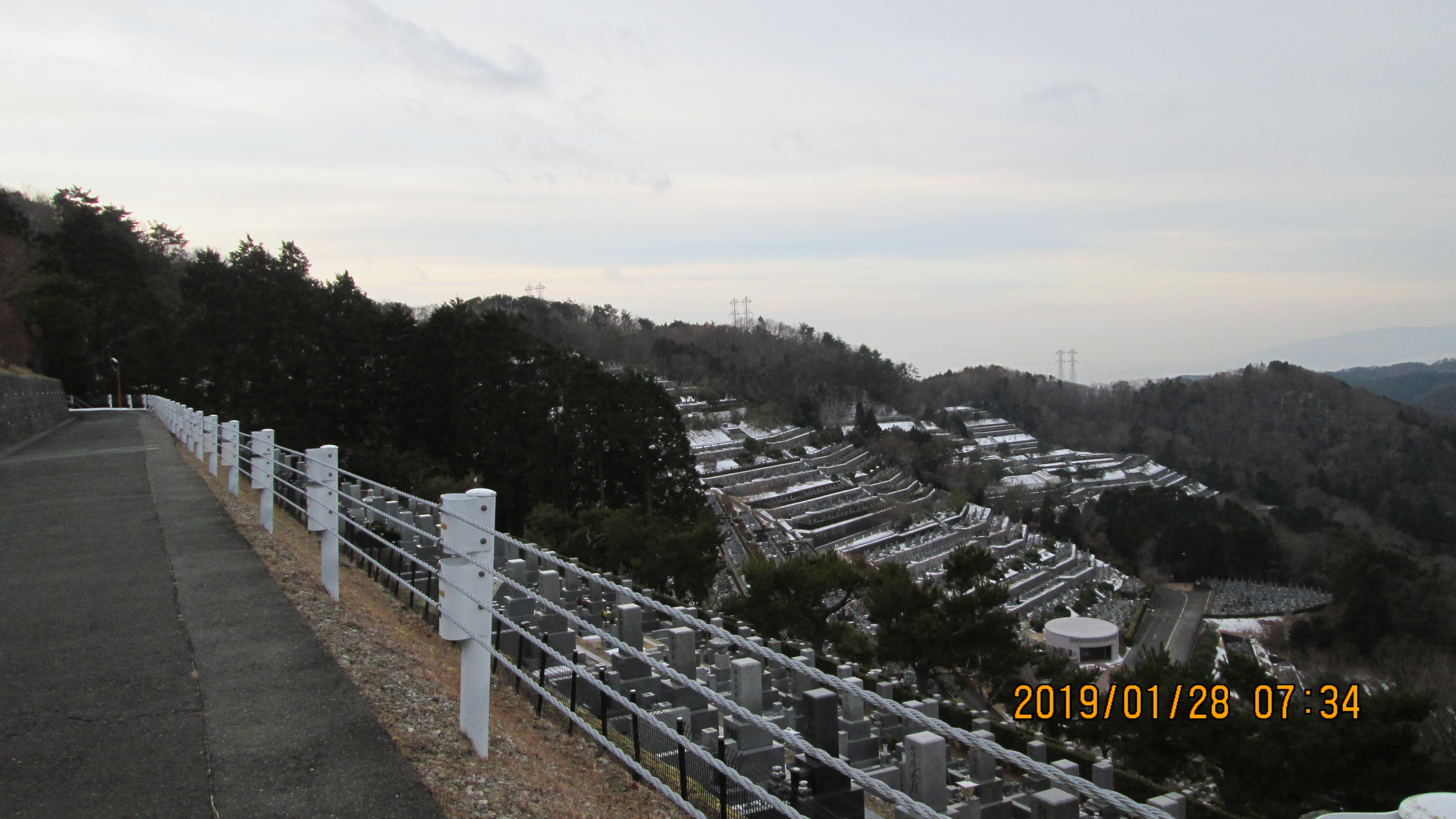 階段墓所・1番枝道風景