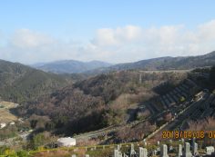  階段墓域・7区3番上段駐車場～風景