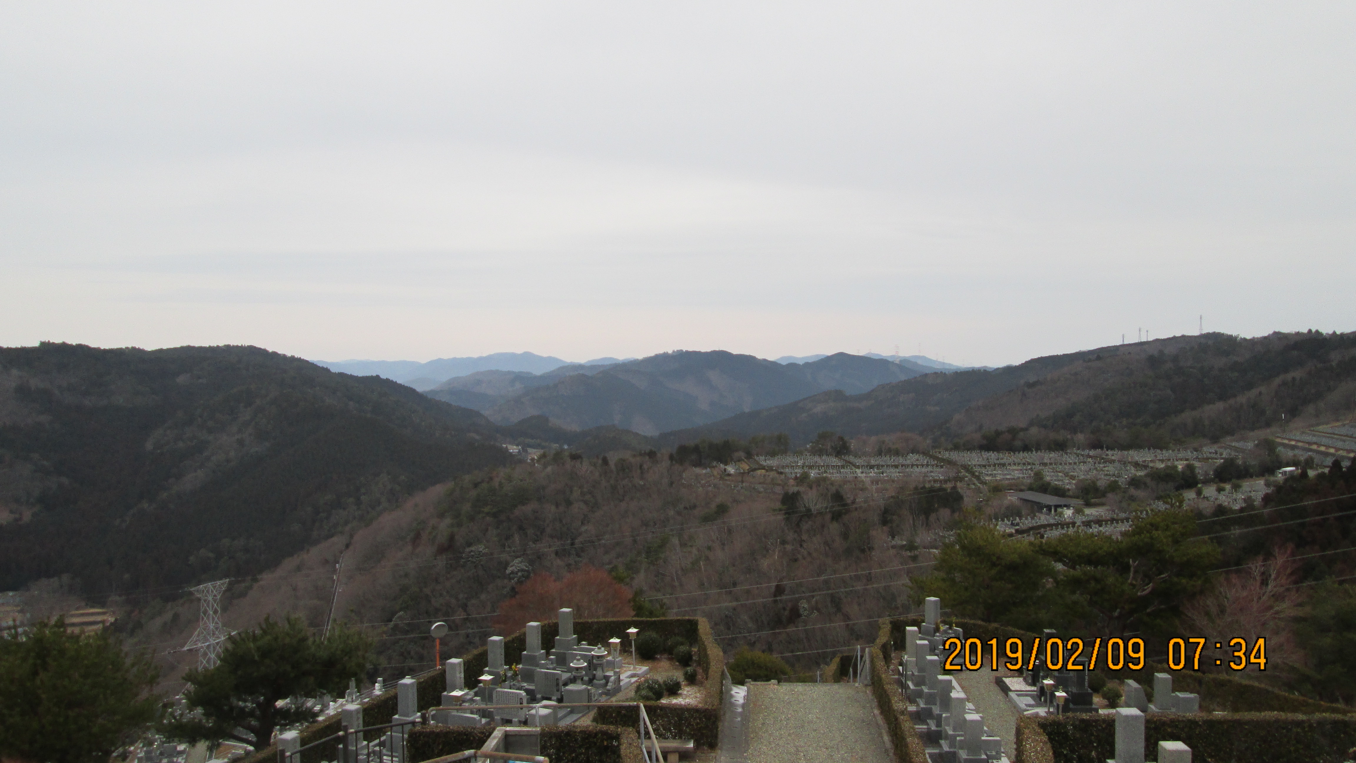 階段墓所・8区5番あずま家風景①