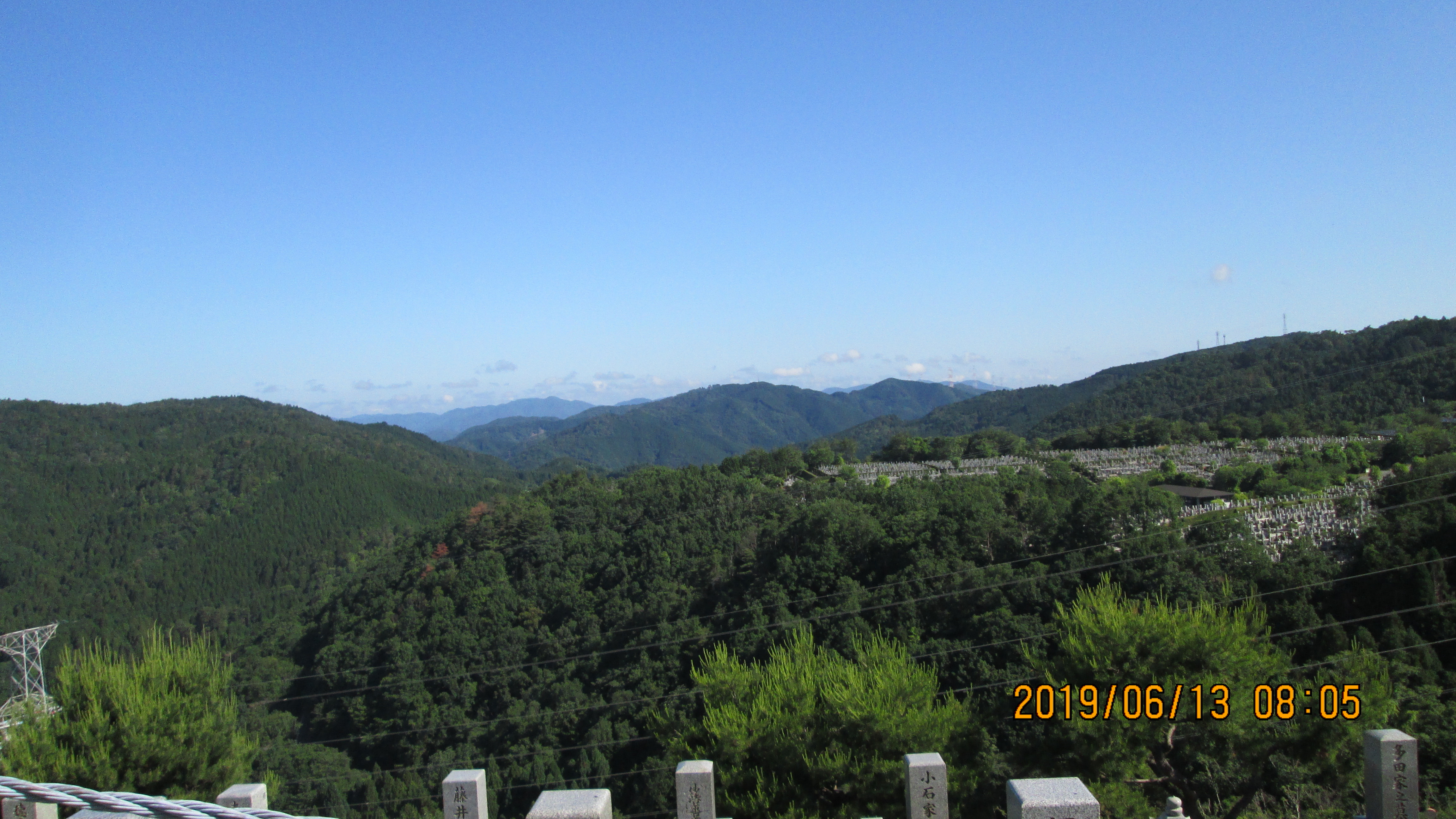 階段墓域・8区4番枝道駐車場