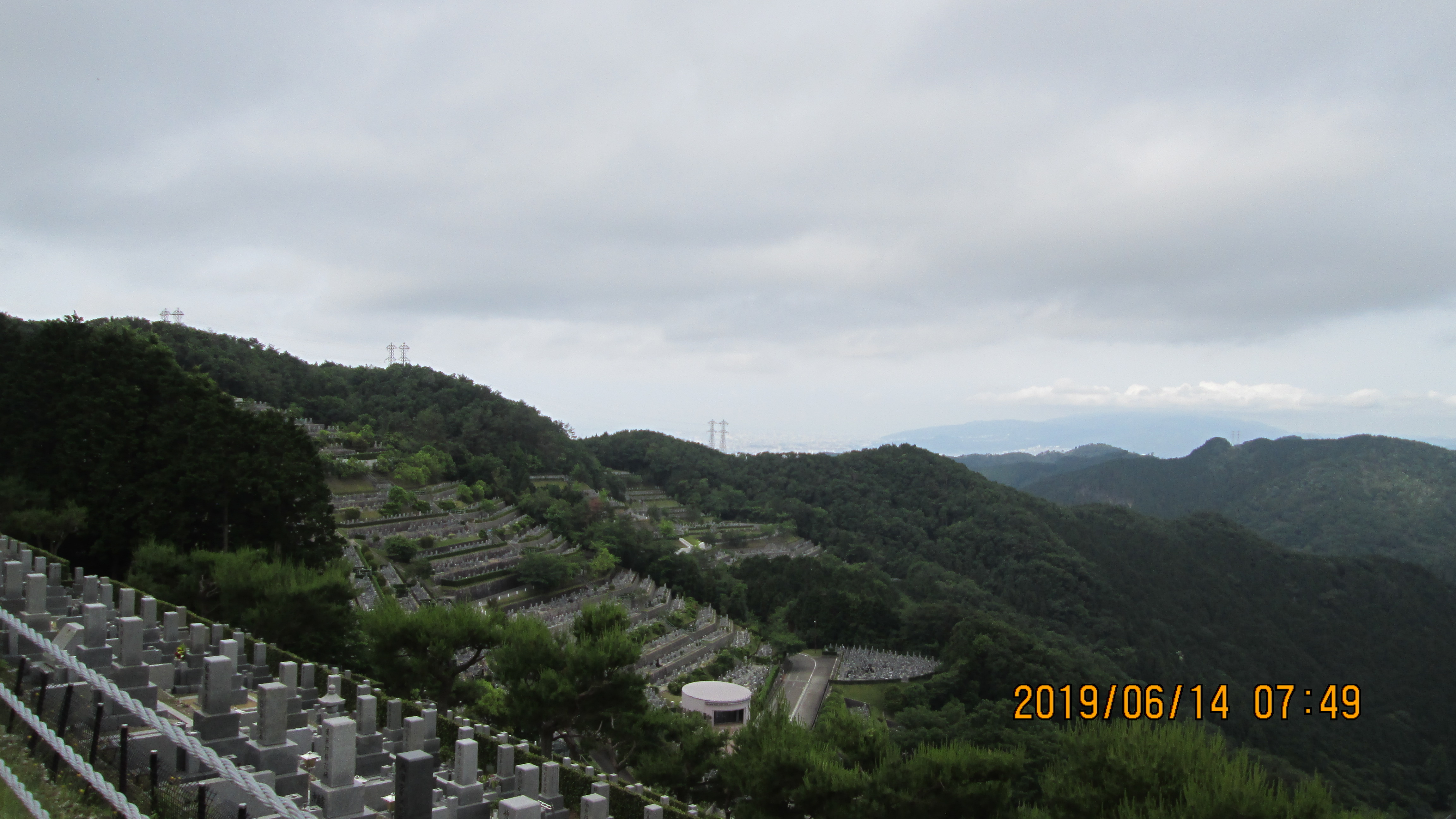 階段墓域・8区4/5番枝道～撮影