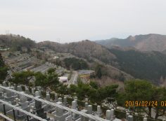 階段墓所・1番枝道からの風景