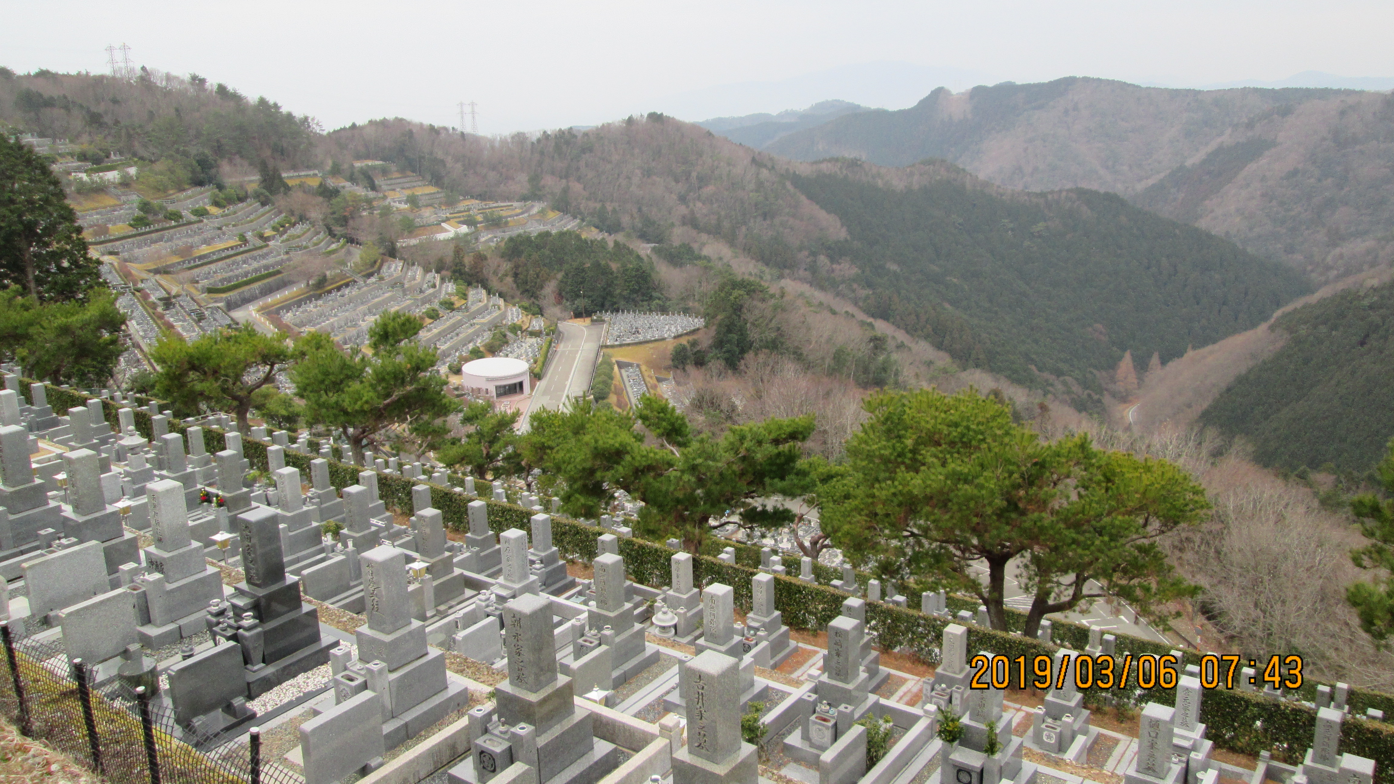 階段墓所・1番枝道風景