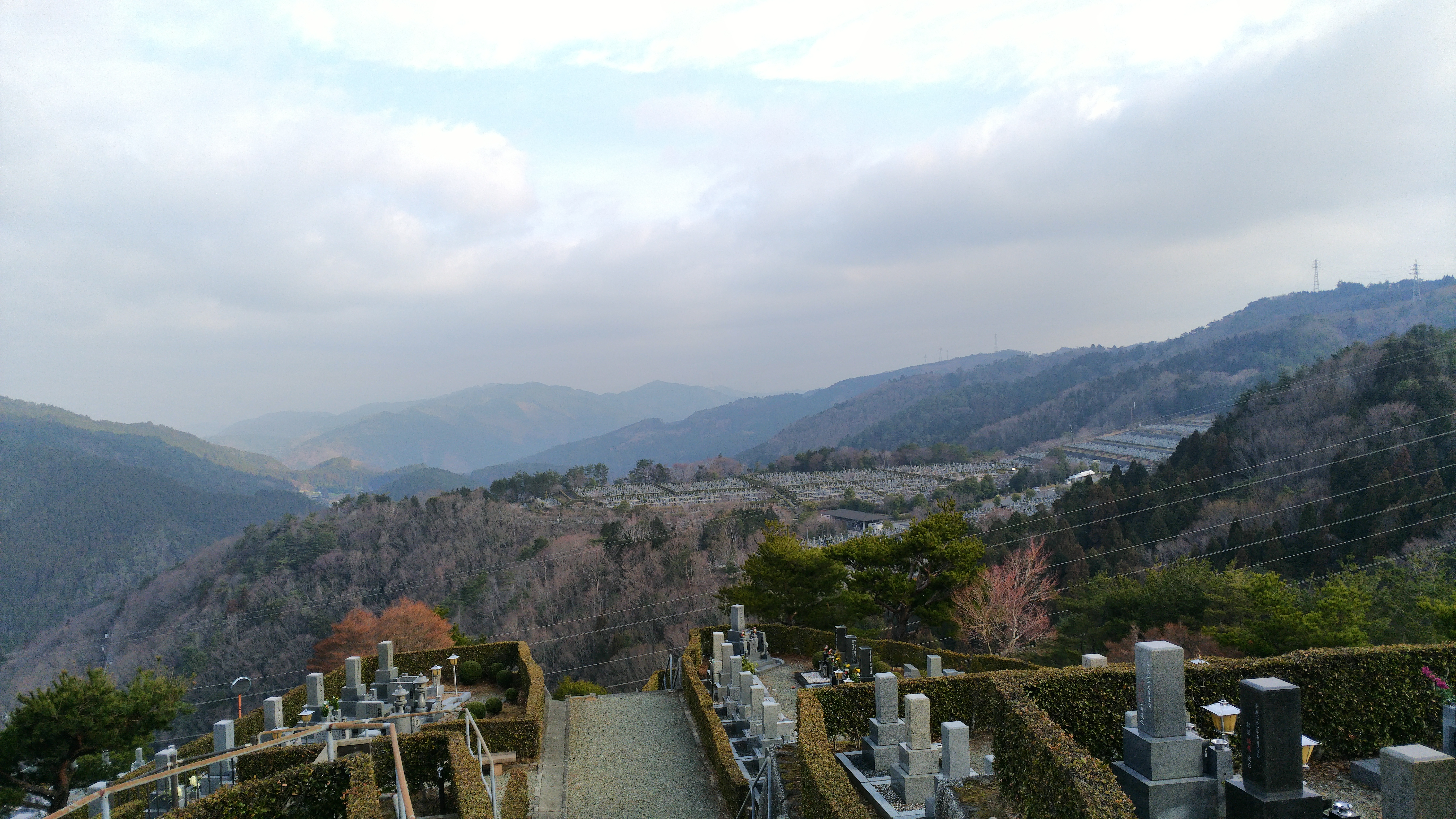 階段墓域・8区5番あずま家～風景