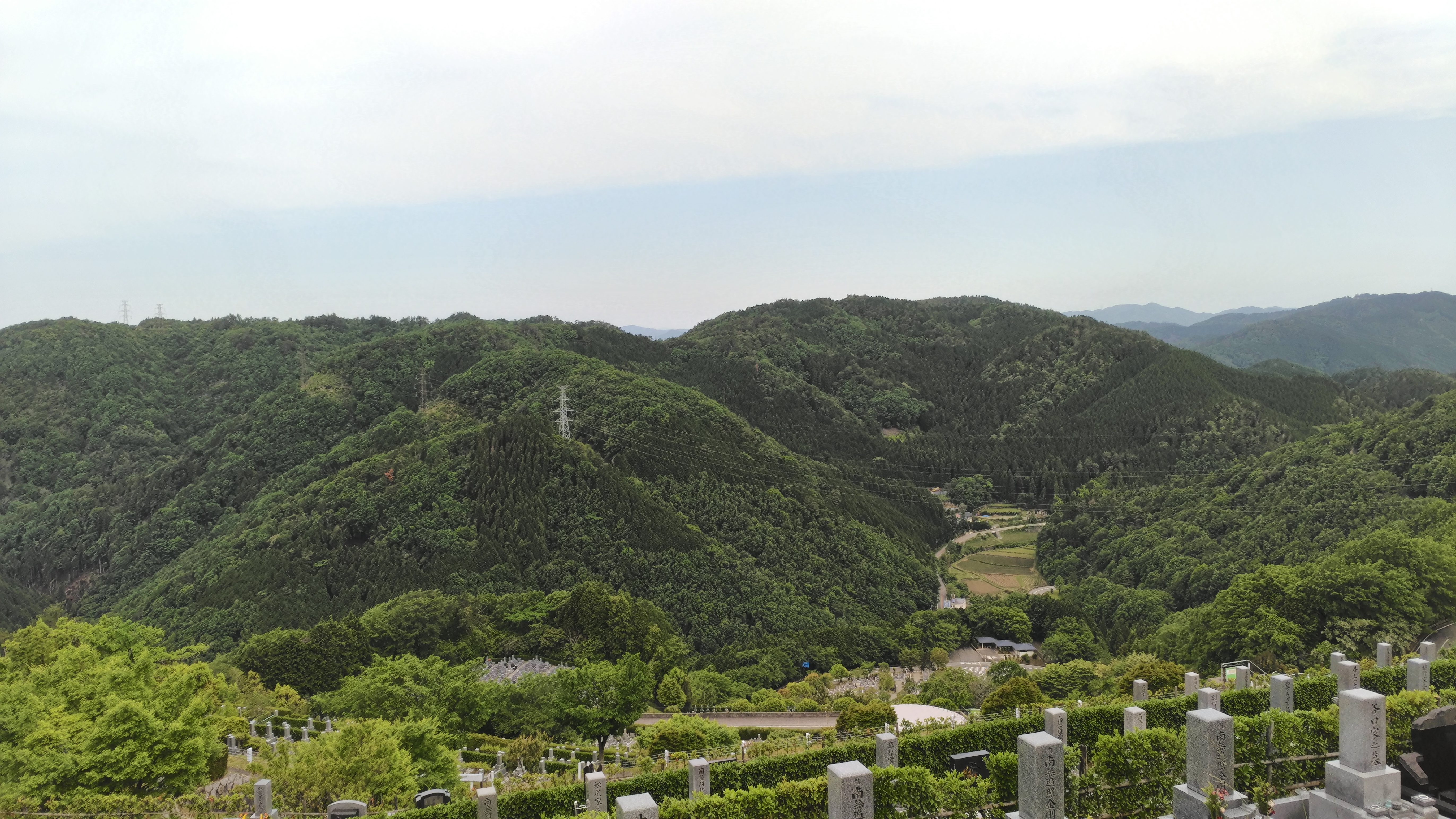 階段墓域・7区7番墓所駐車場～