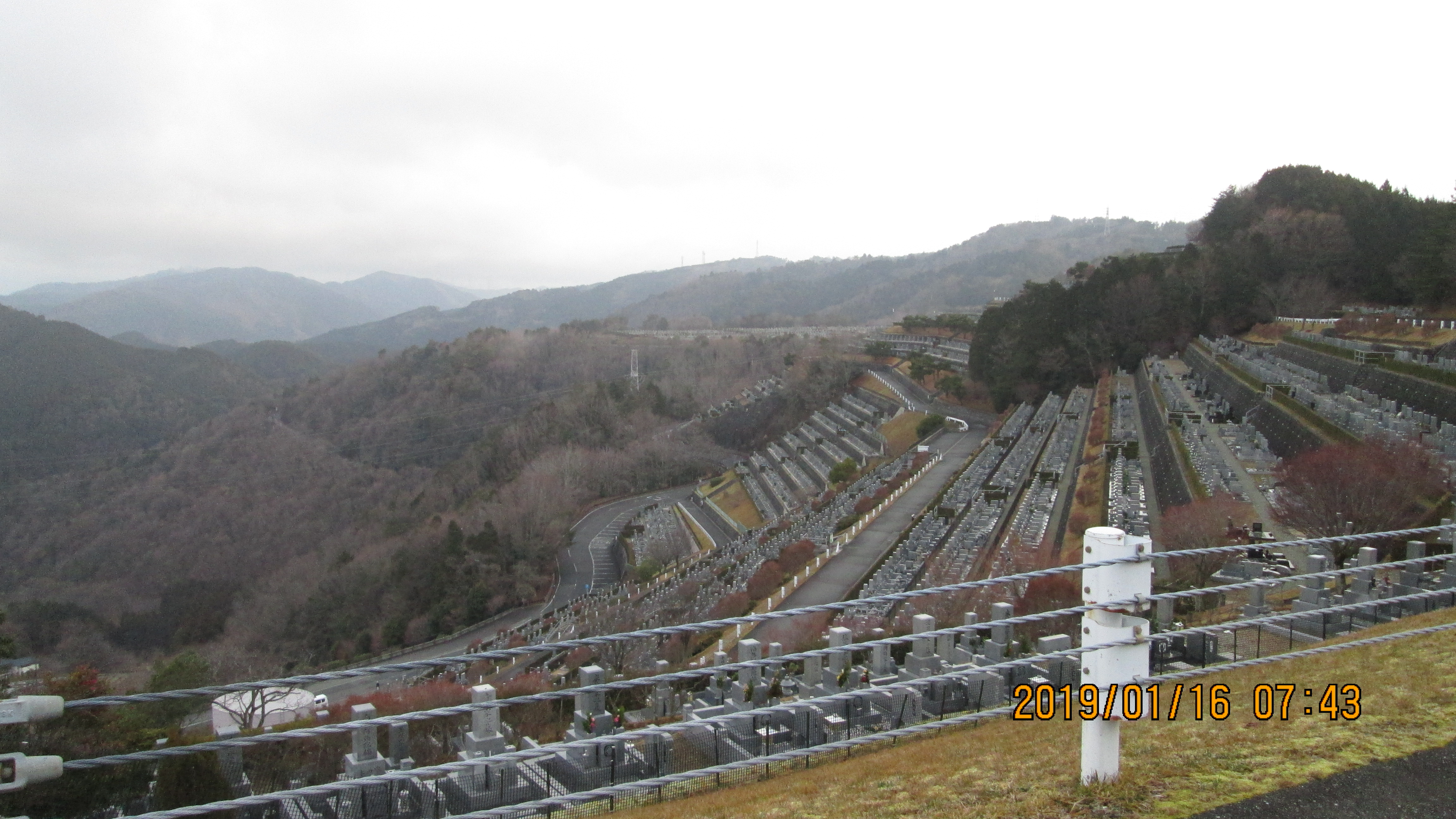 7区3番墓所からの風景