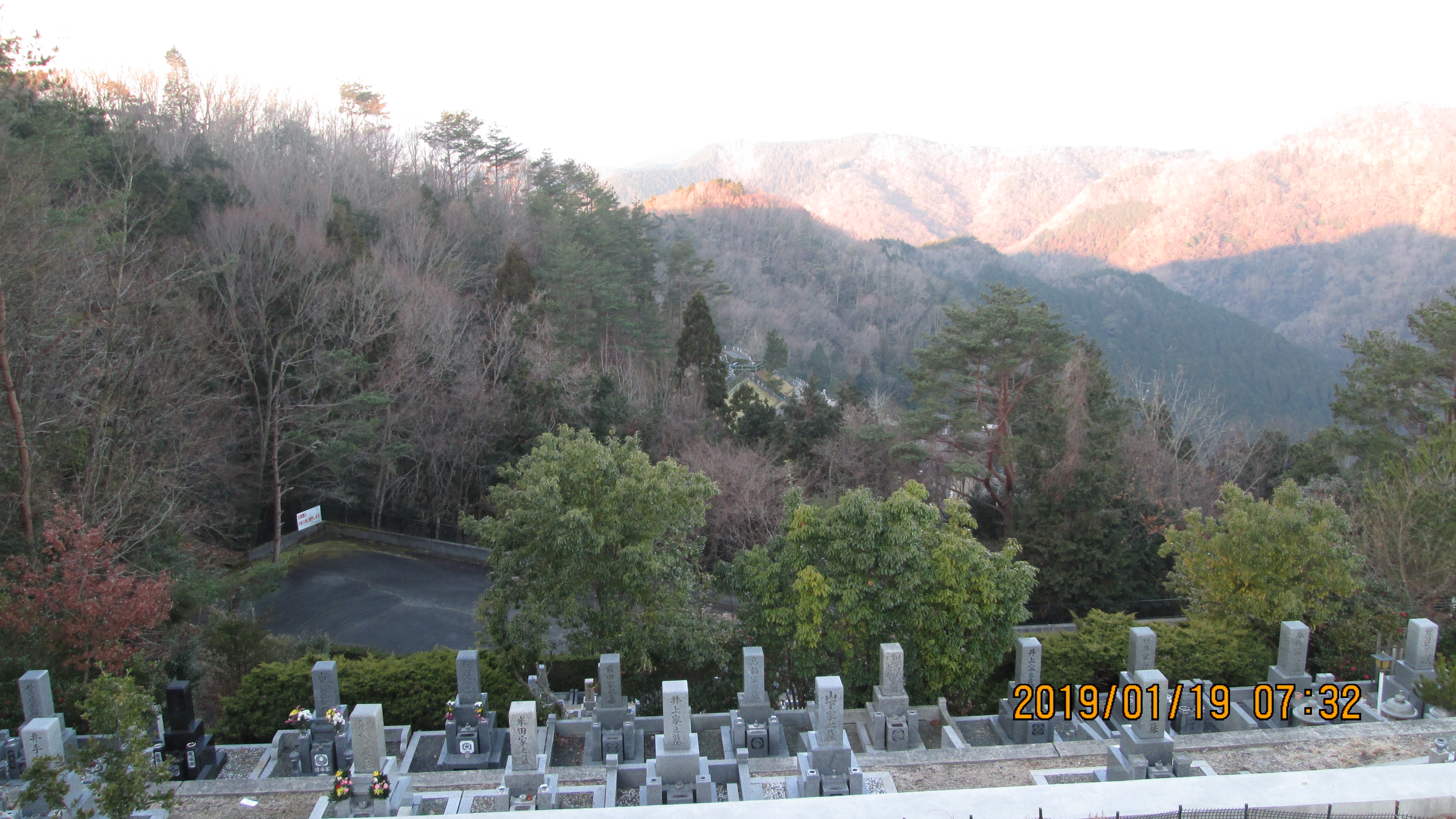 7区3番最上段駐車場からの風景