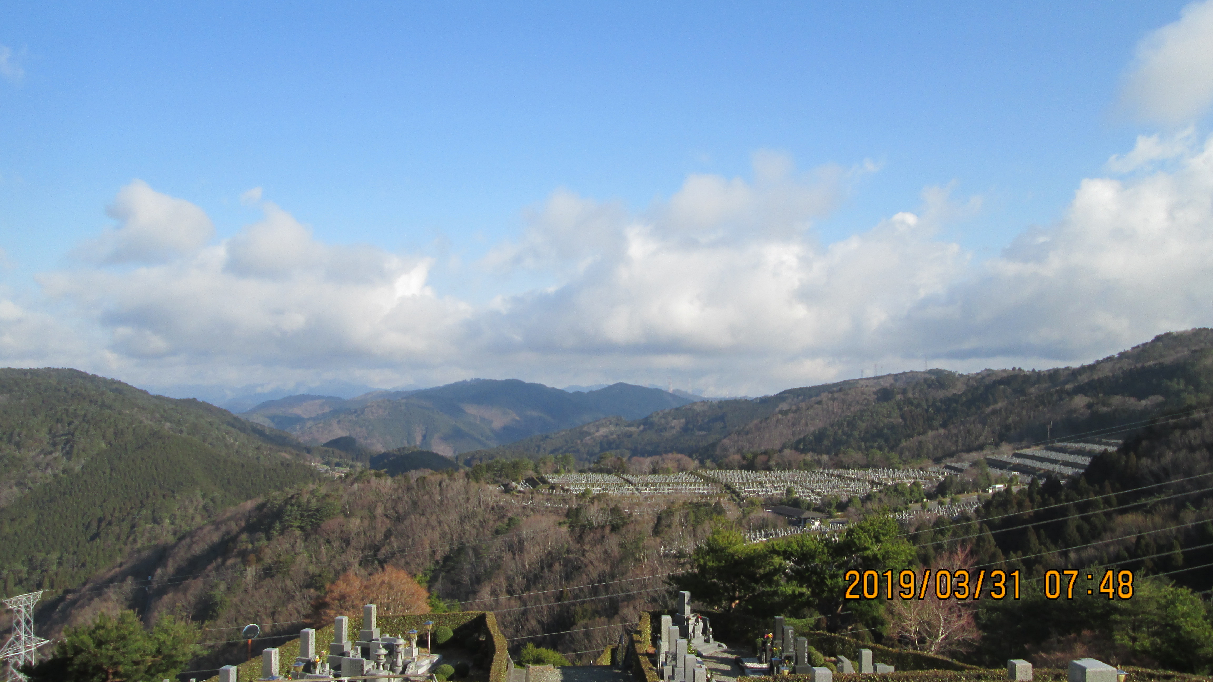 階段墓域・8区5番あずま家～風景