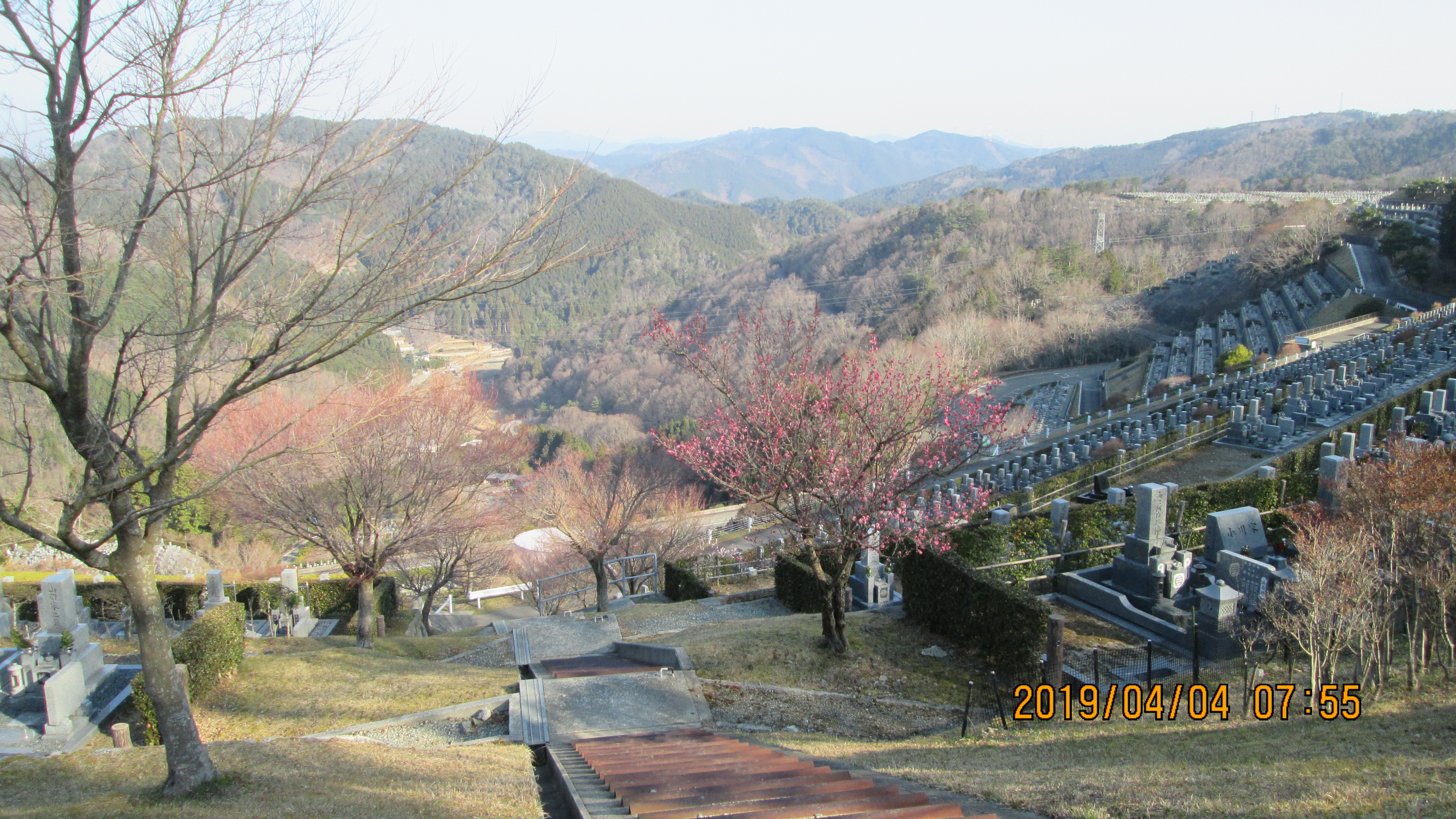 階段墓域・7区7番駐車場～風景