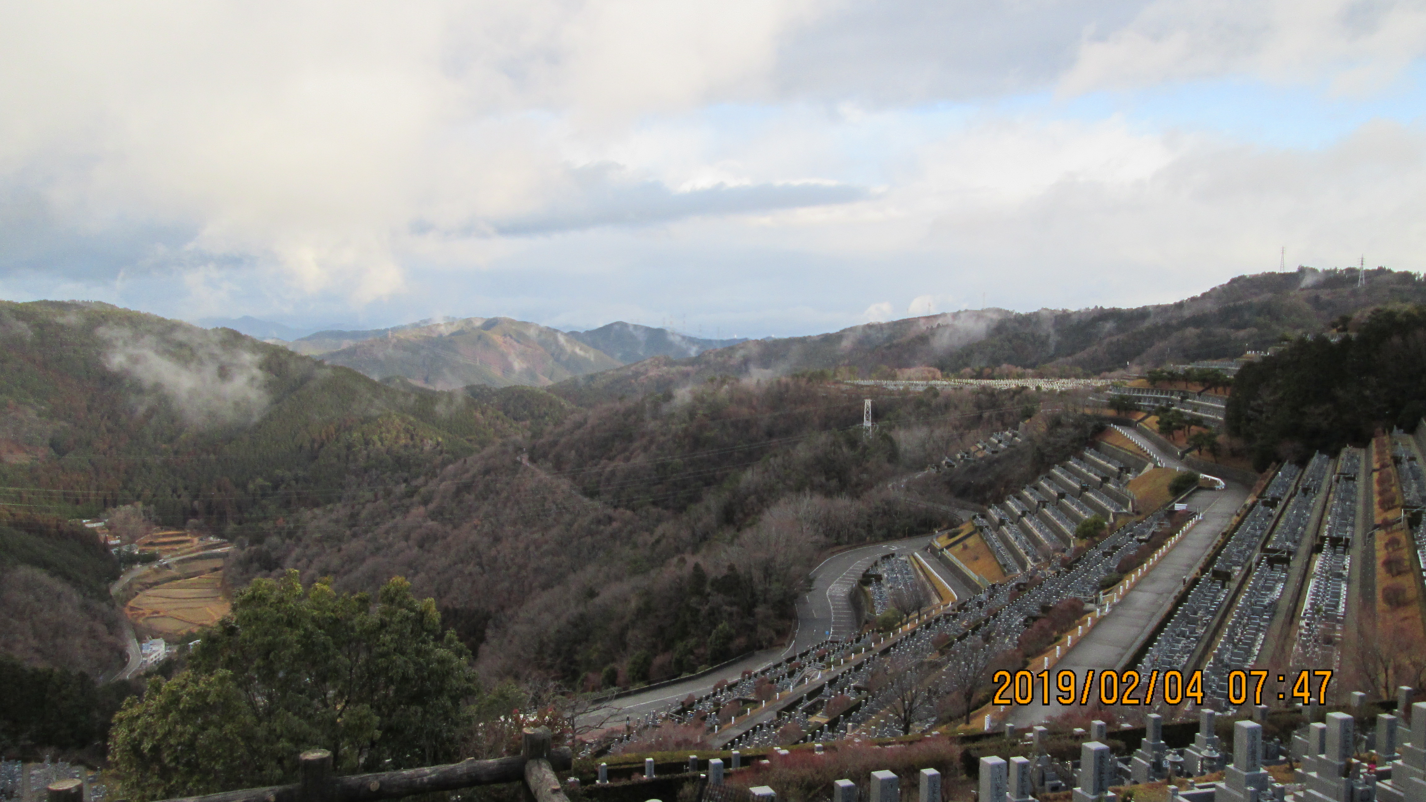 7区3番上段駐車場～の風景