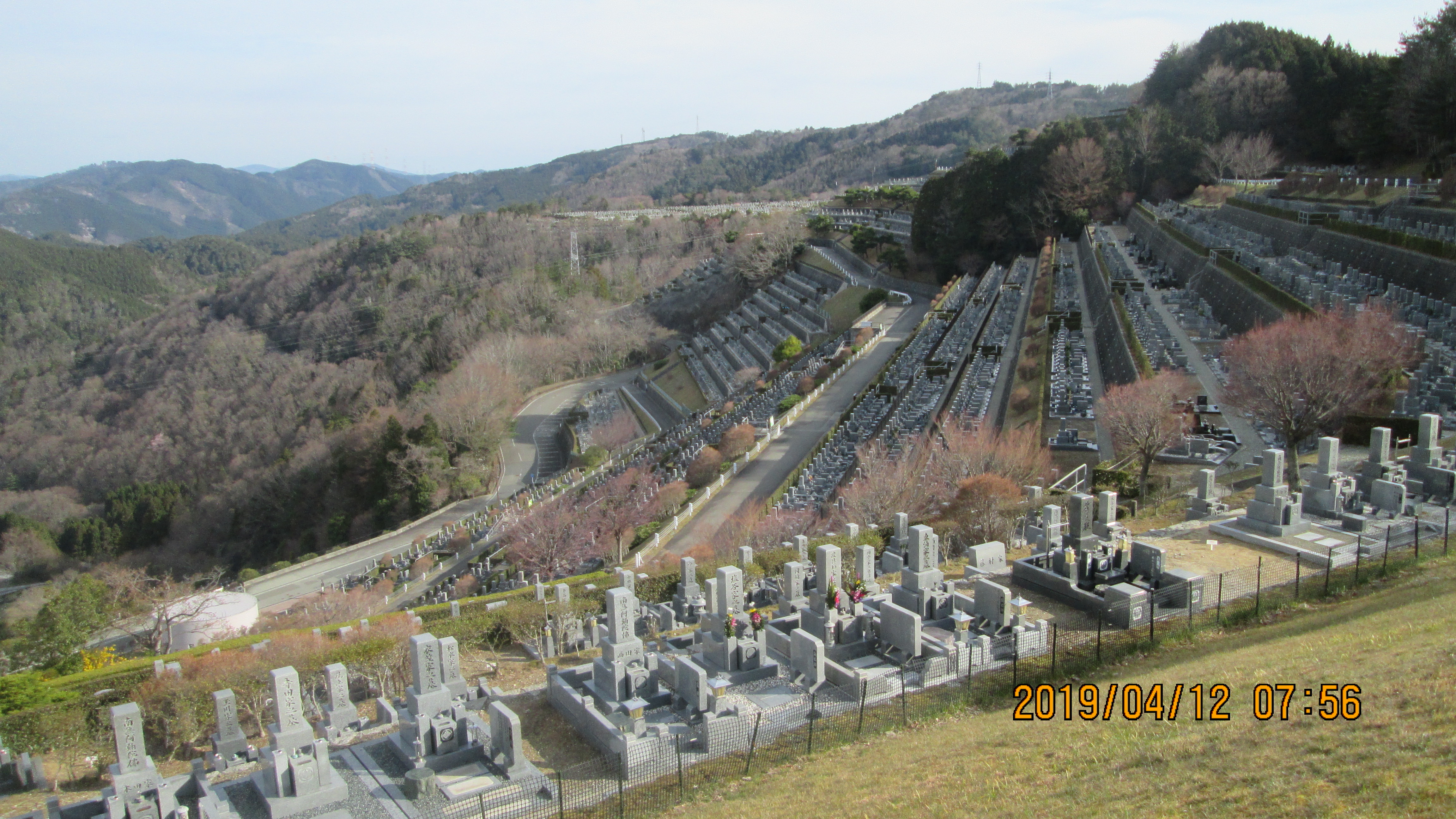 階段墓域・7区3番上段駐車場～