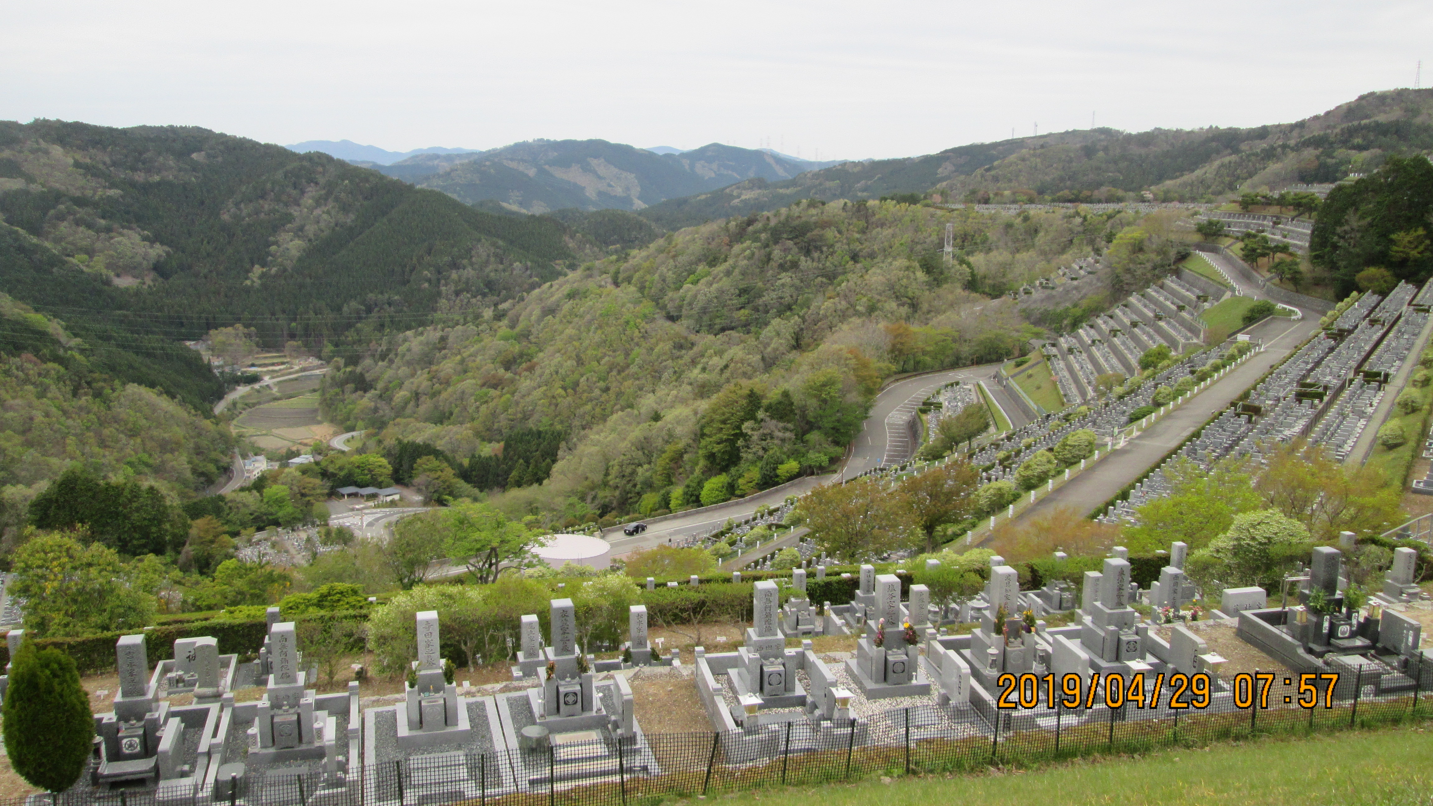 階段墓域・7区3番上段駐車場～