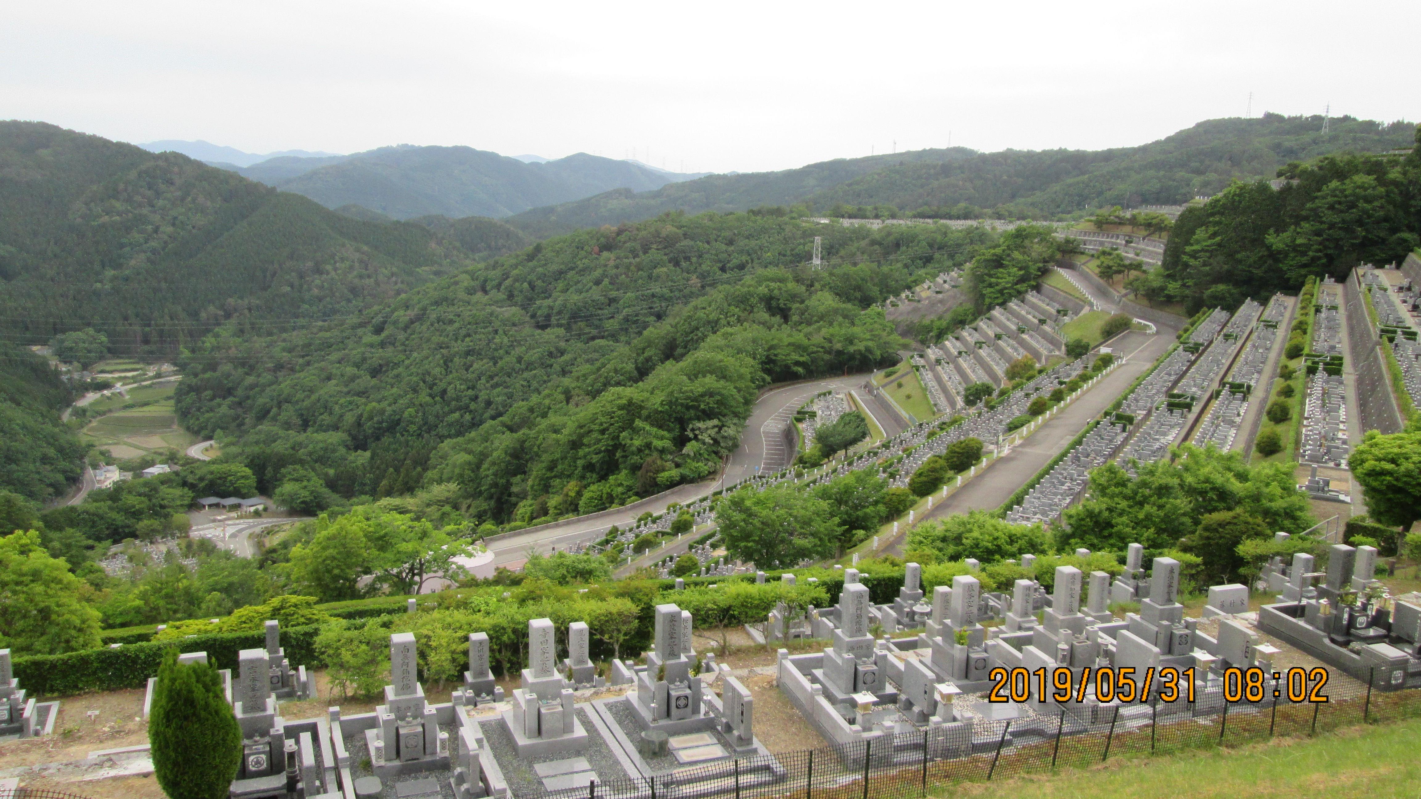 階段墓域・7区3番上段駐車場～