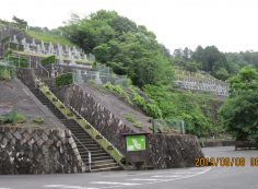 バス通り・8区3番階段墓所風景②