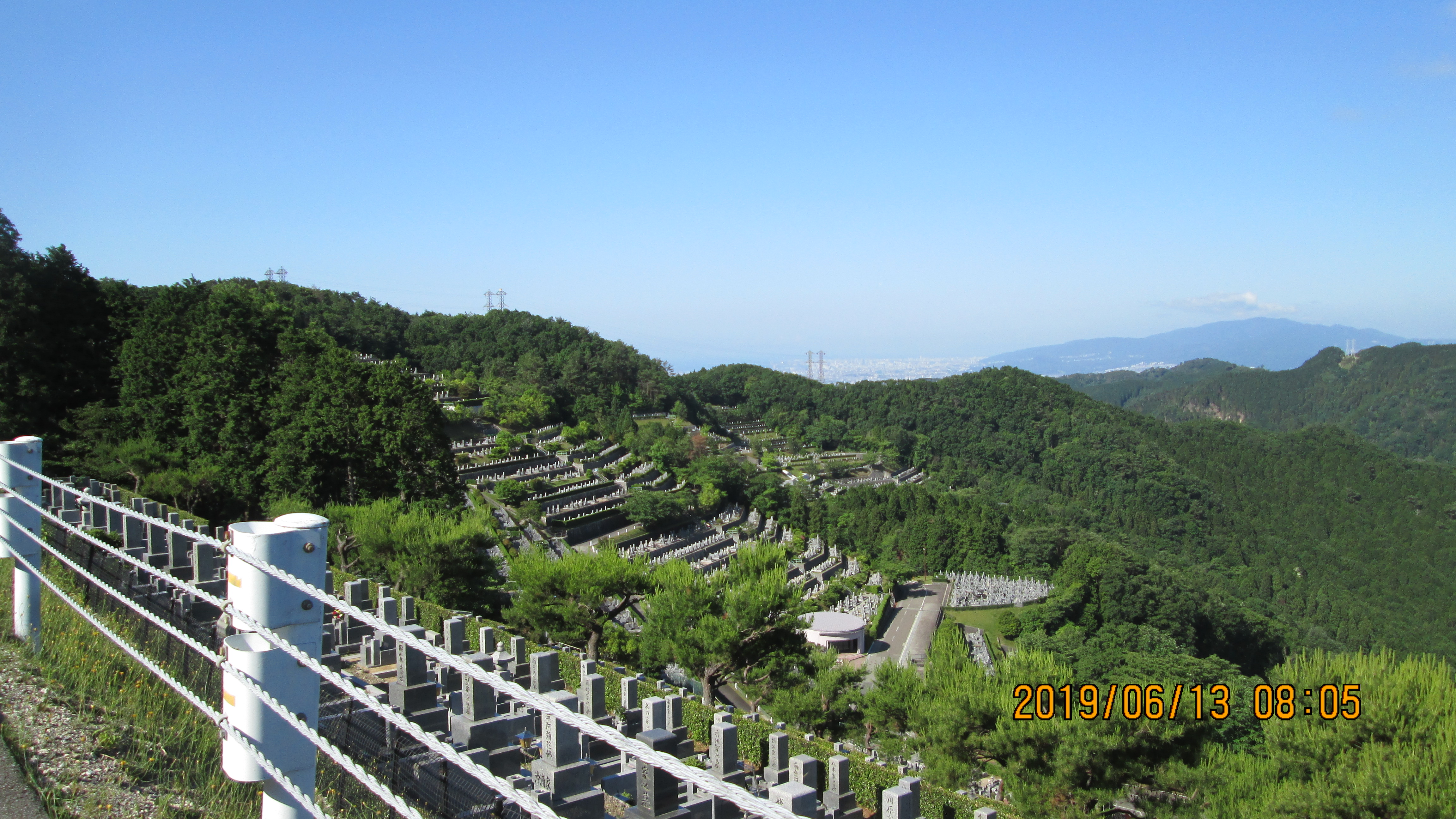 階段墓域・8区4/5番枝道～撮影