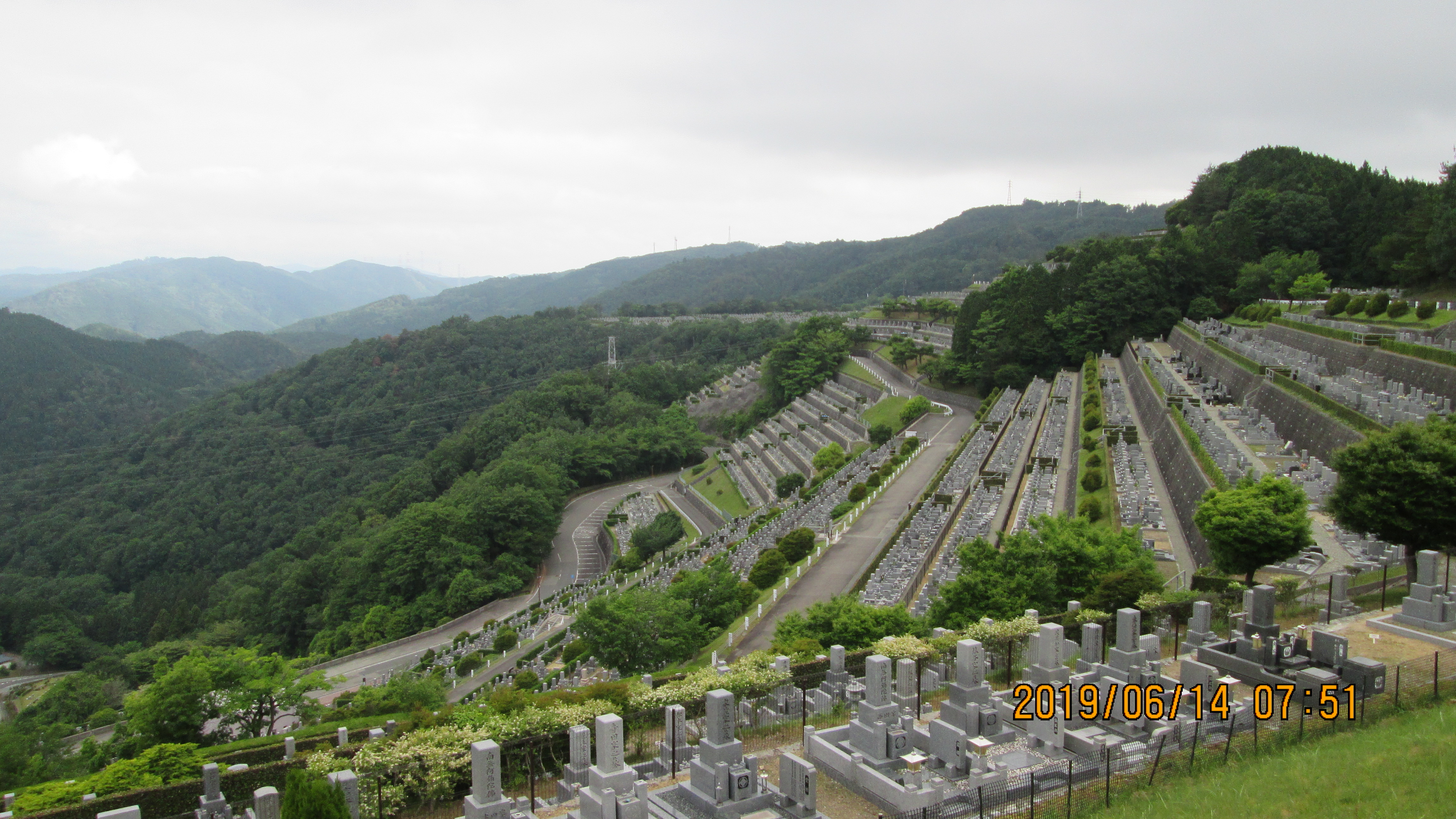 階段墓域・7区3番上段駐車場～
