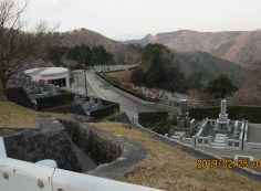 階段墓所・3番枝道からの風景