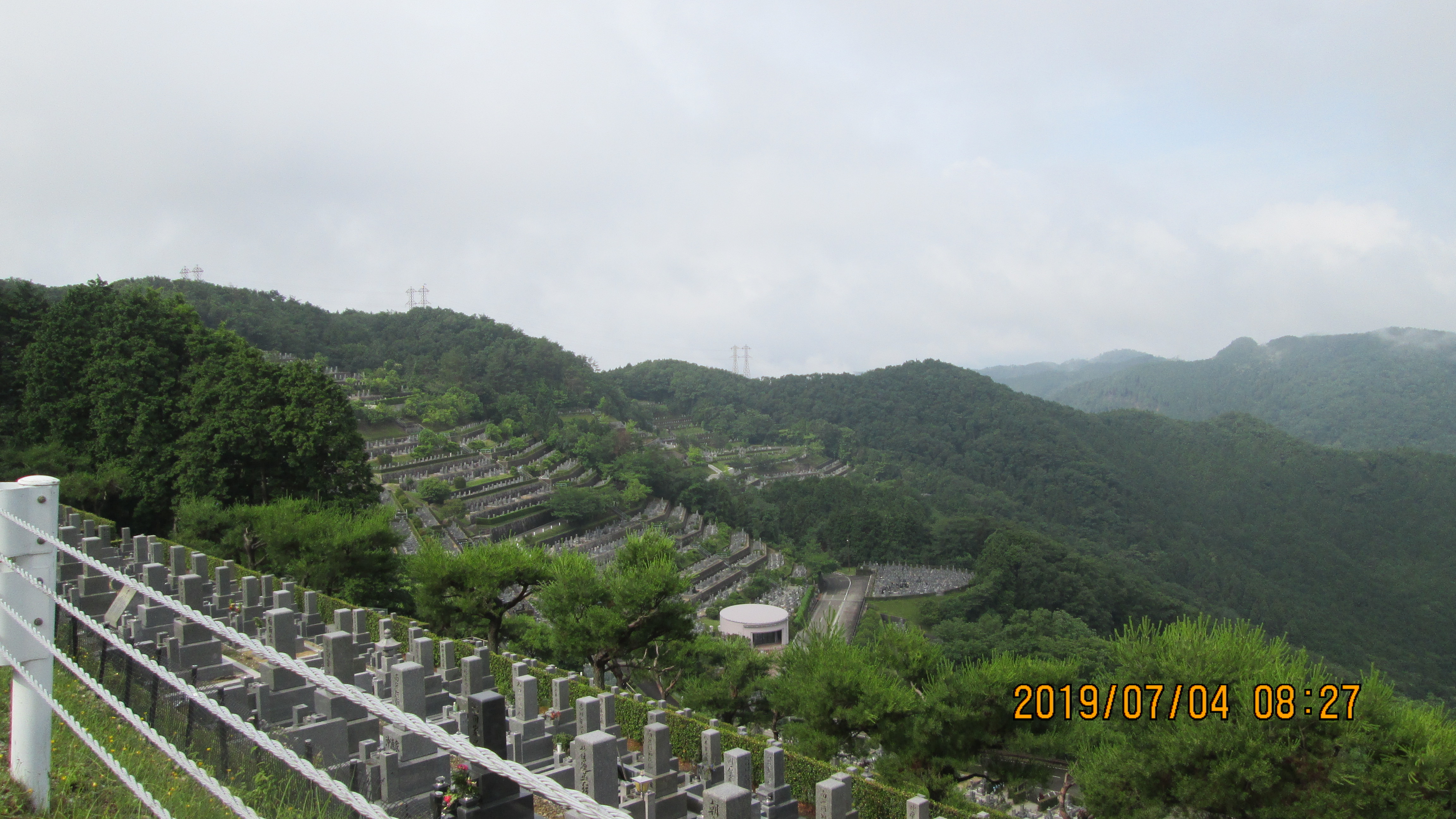 階段墓域・8区4/5番枝道～風景