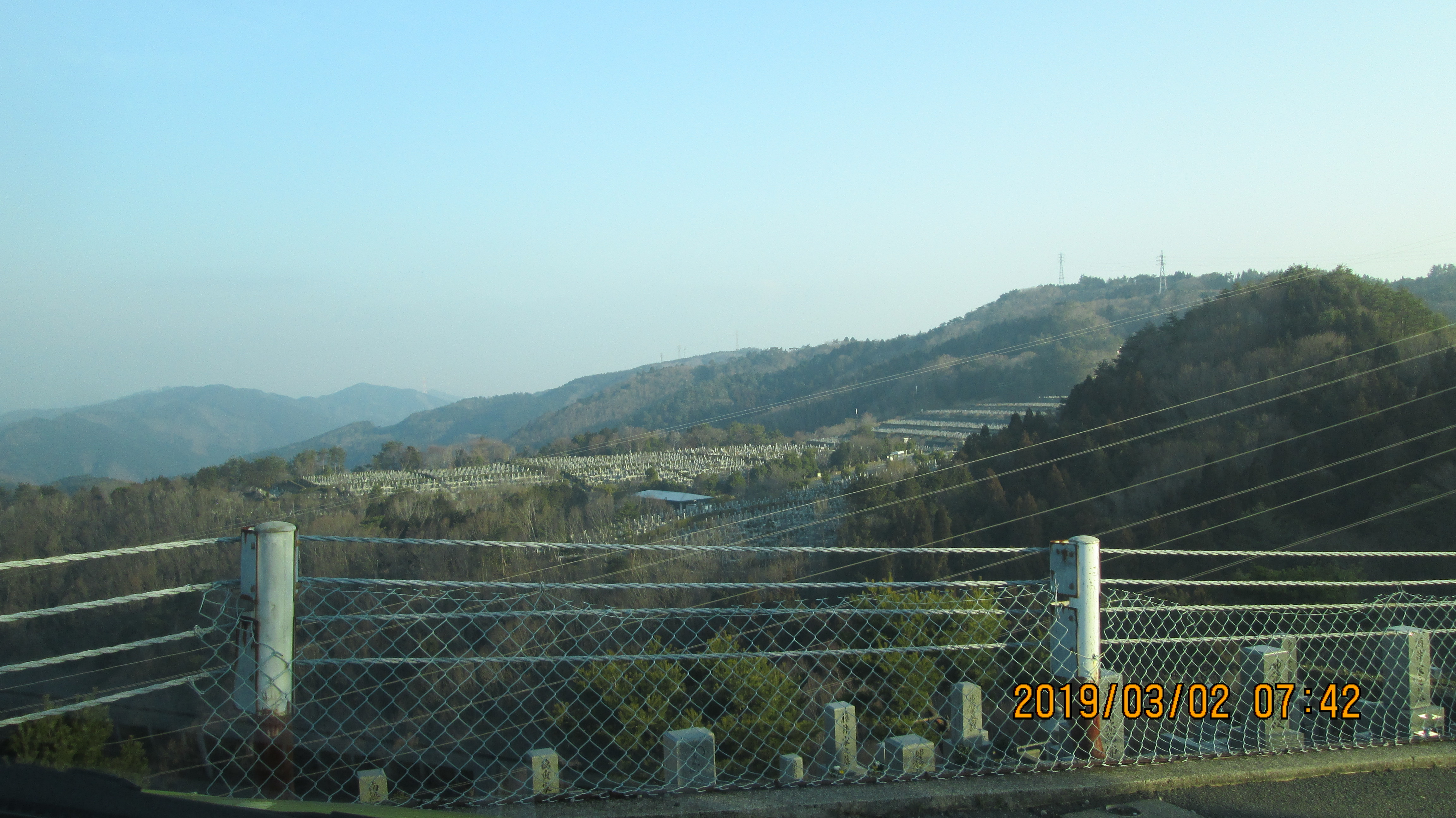 階段・1番枝道～2/3区墓所風景