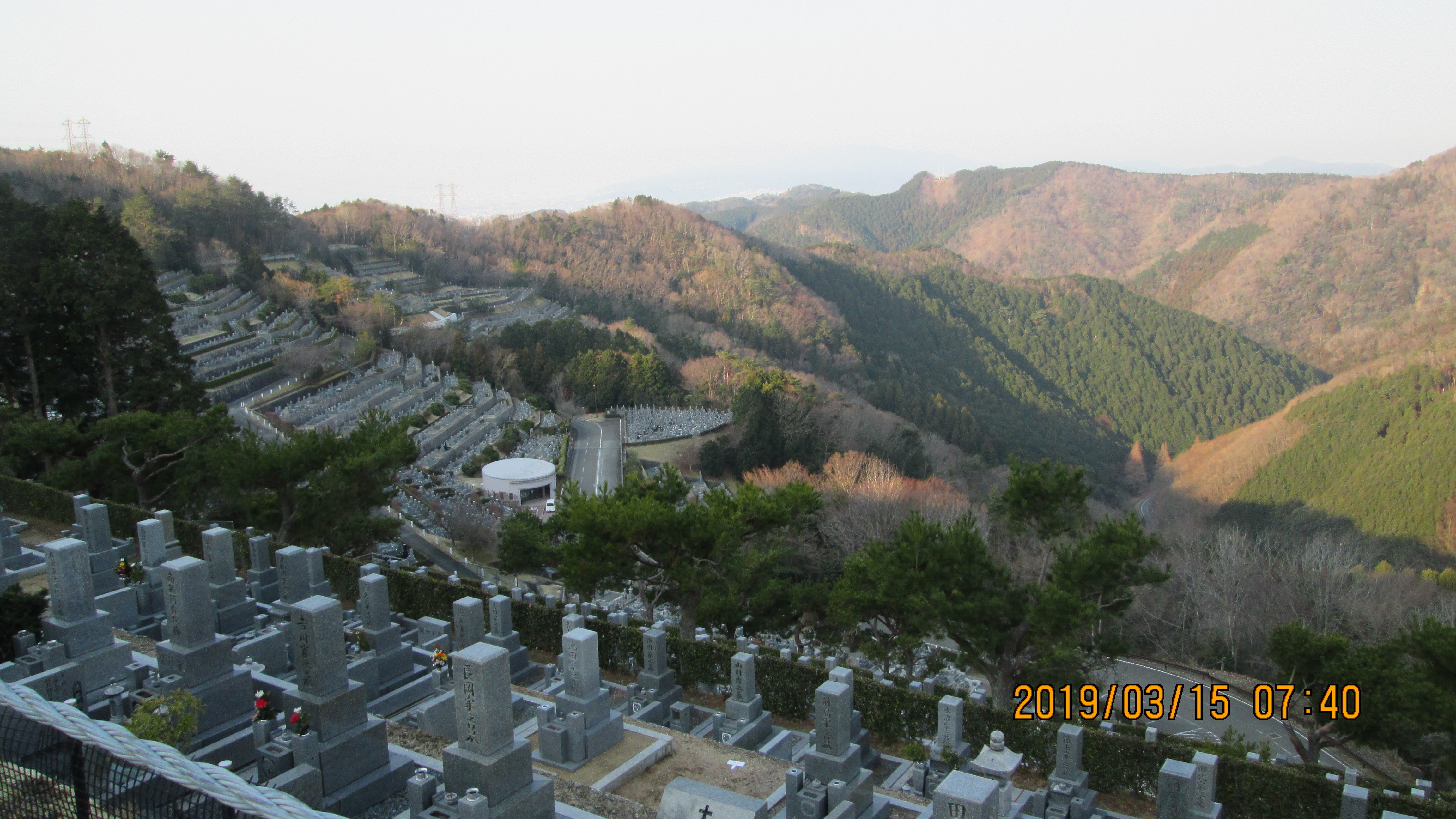 階段墓域・8区4/5番枝道～風景