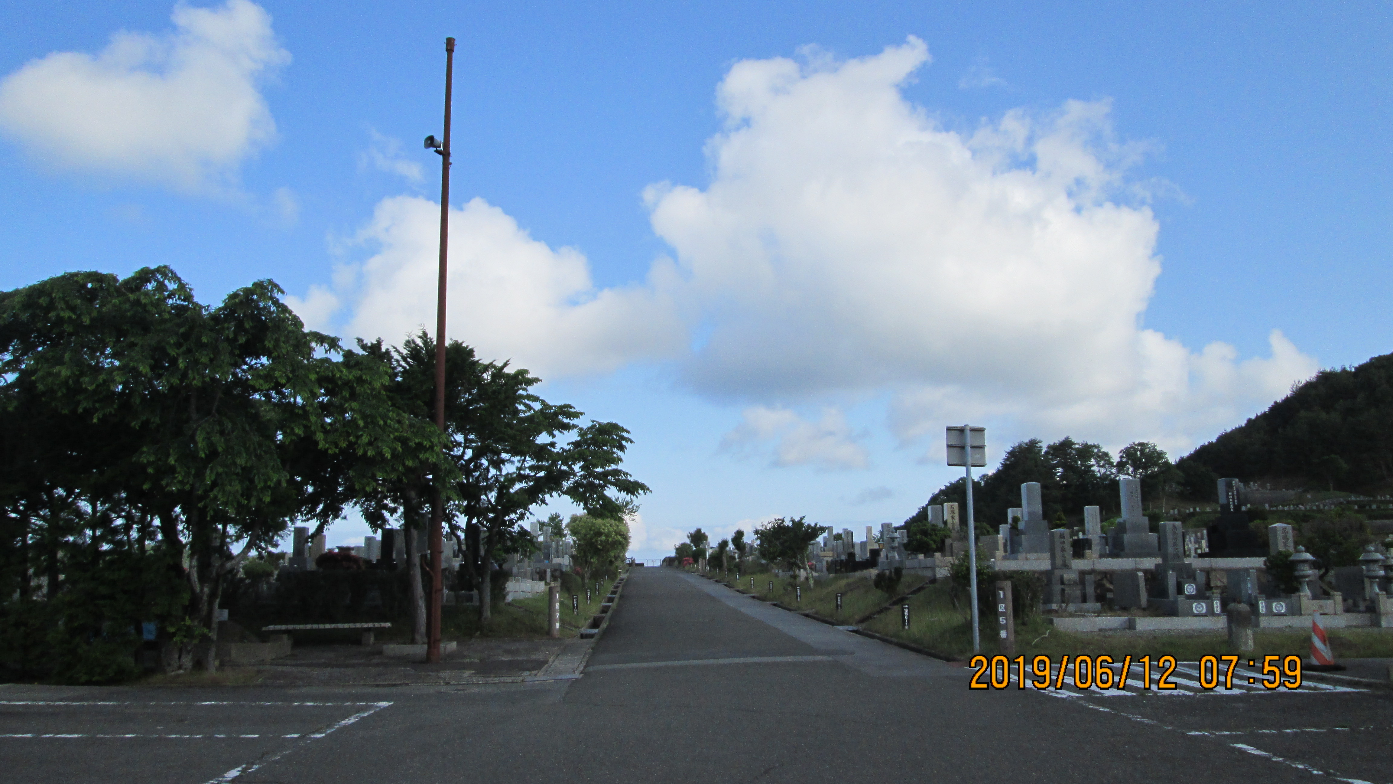 一般墓域・1区8番駐車場～撮影