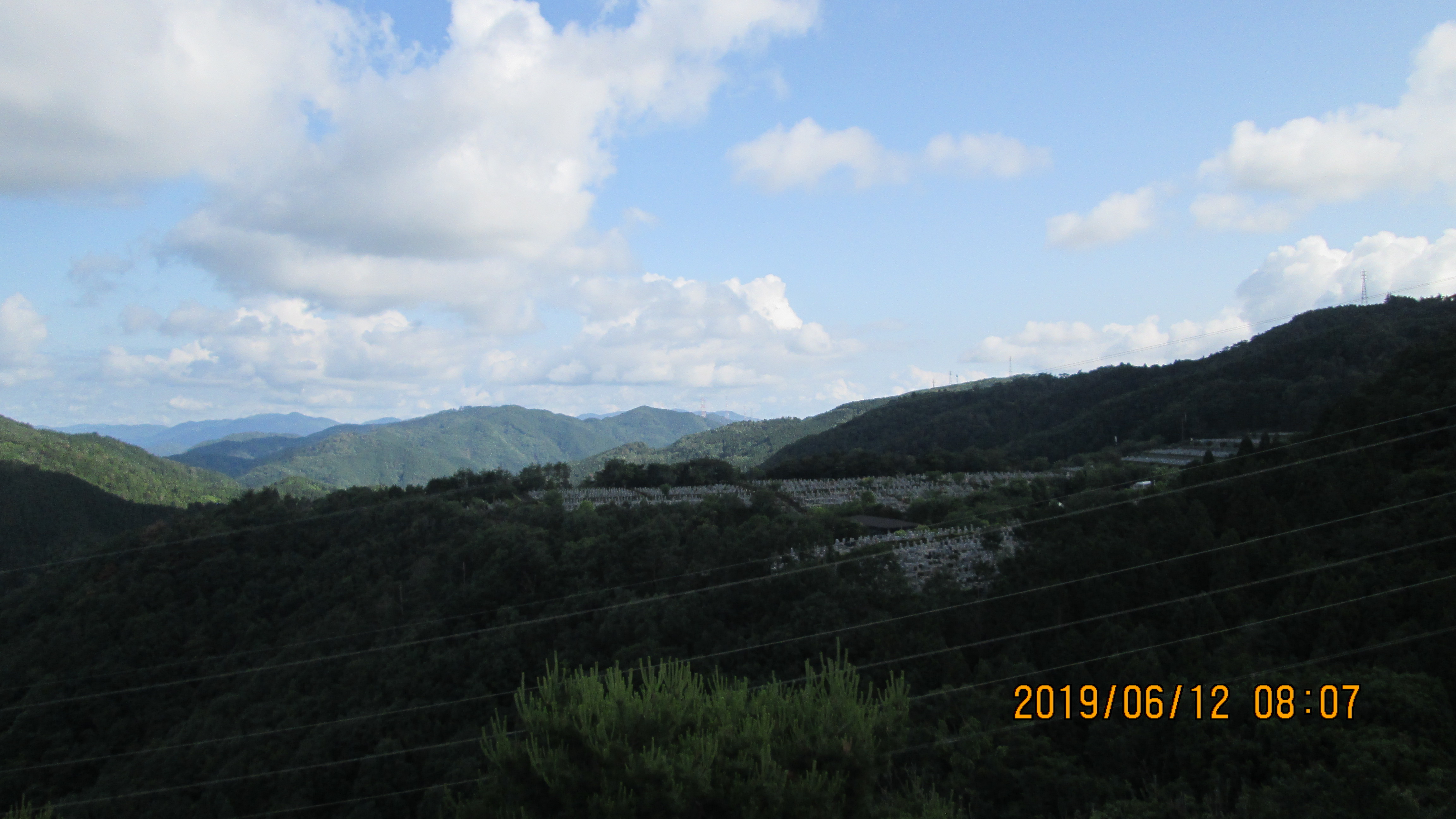 階段墓域・8区4番枝道駐車場～