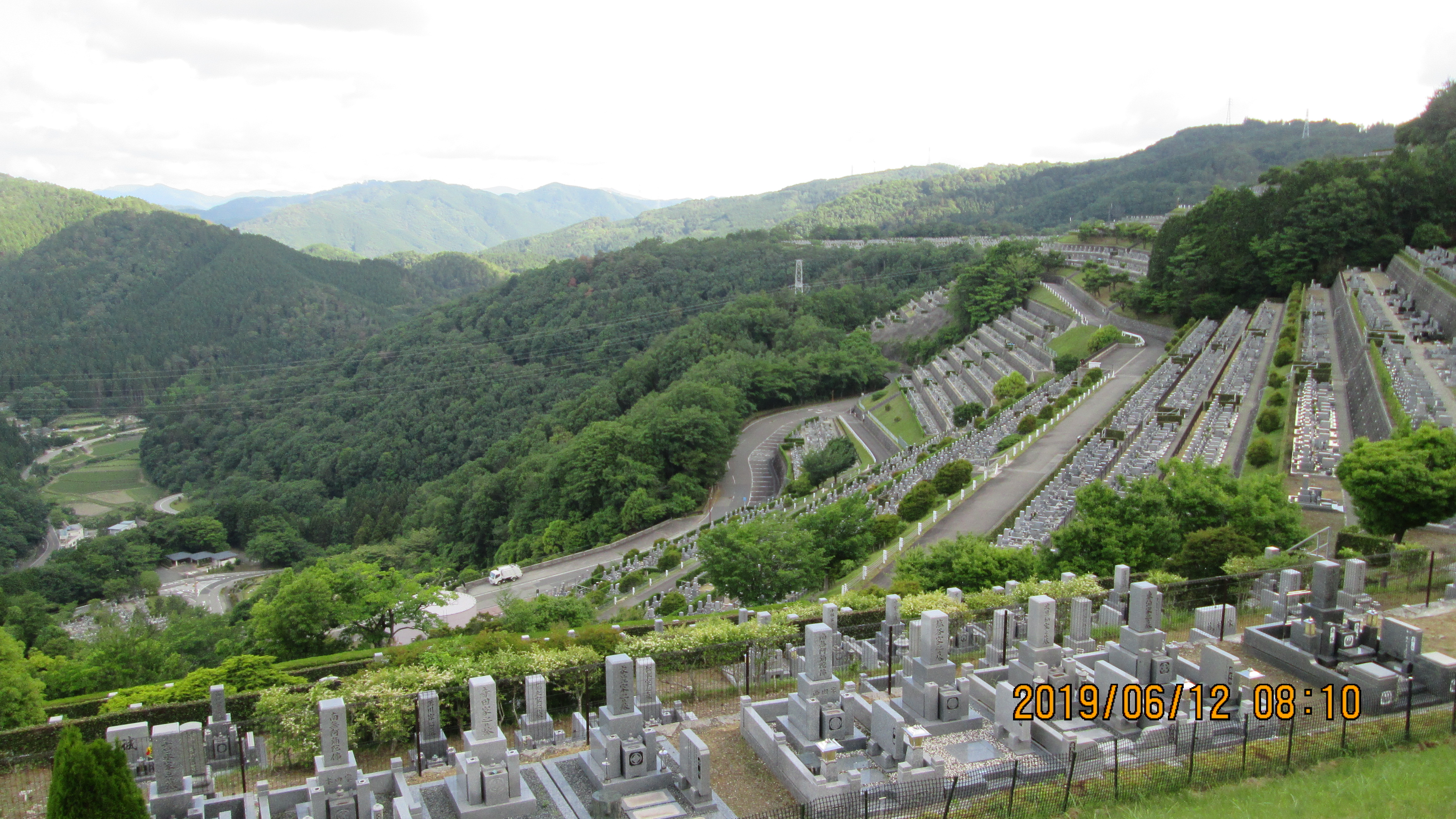 階段墓域・7区3番上段駐車場～