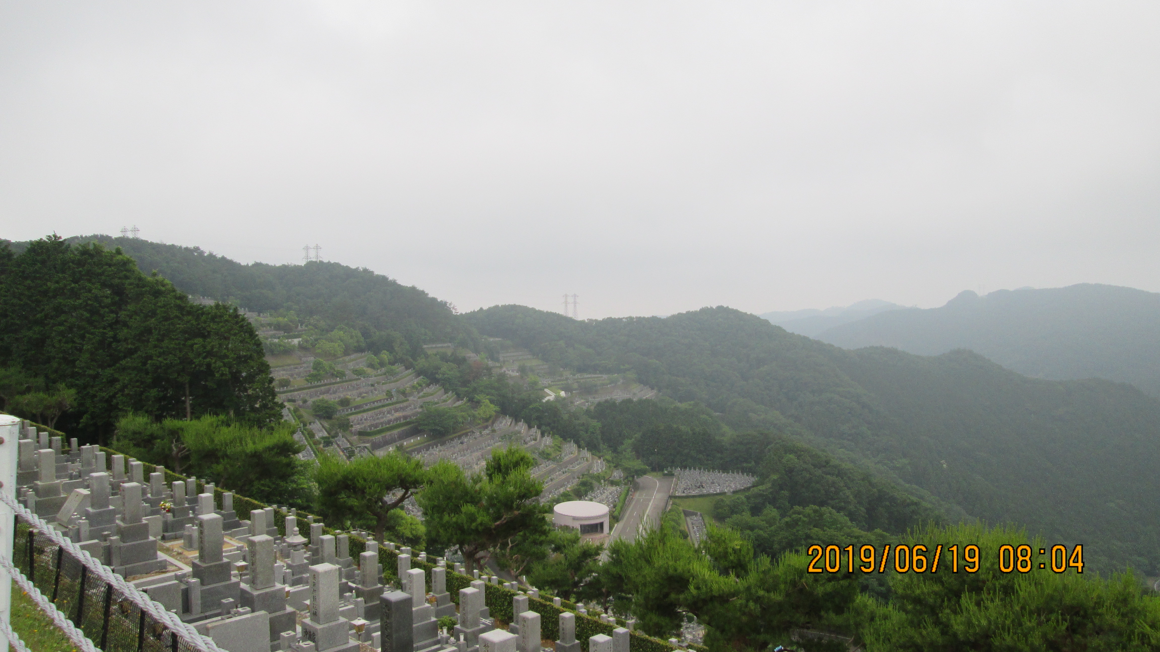 階段墓域・8区4/5番枝道～撮影