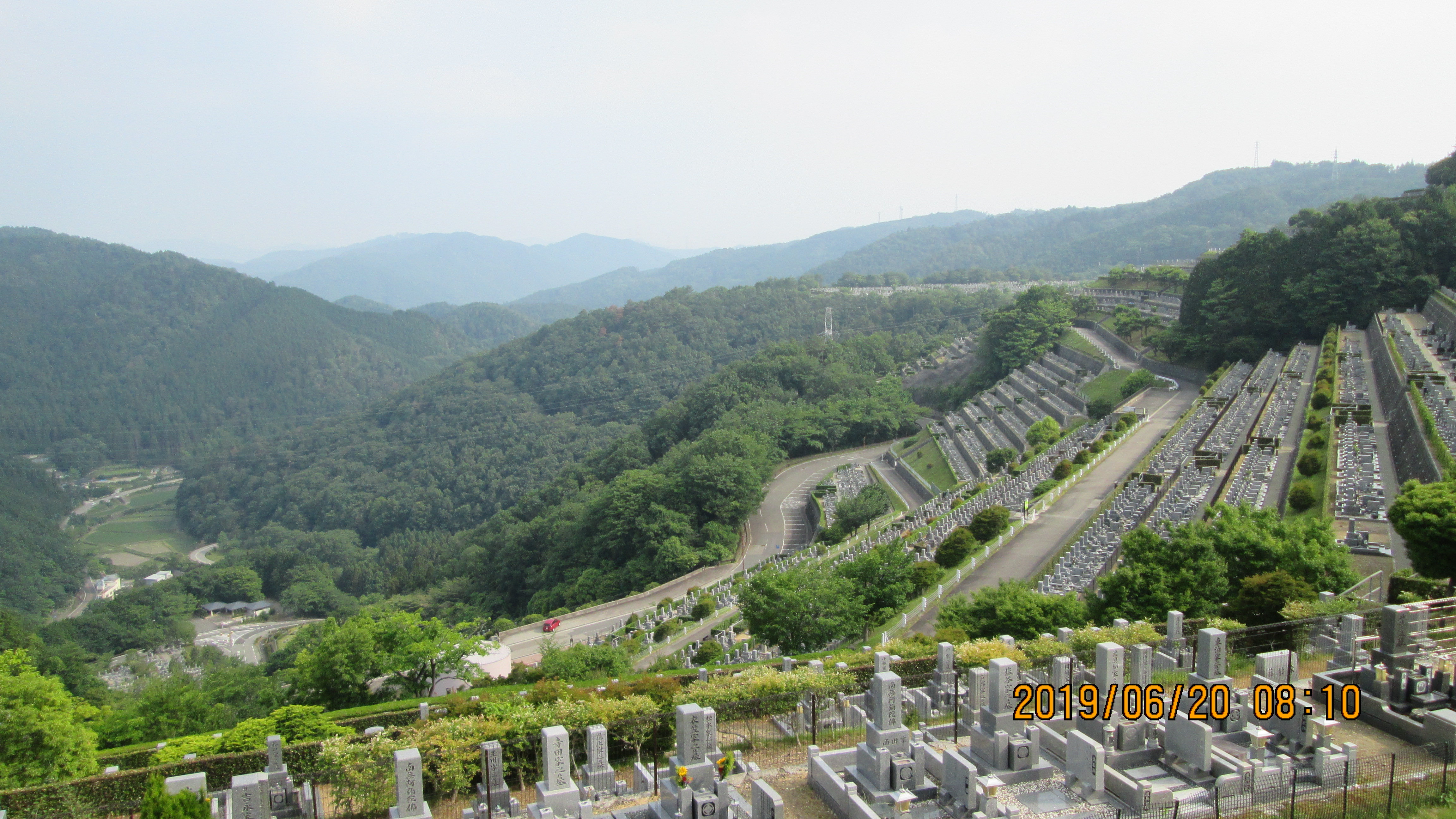 階段墓域・7区3番上段駐車場～撮影