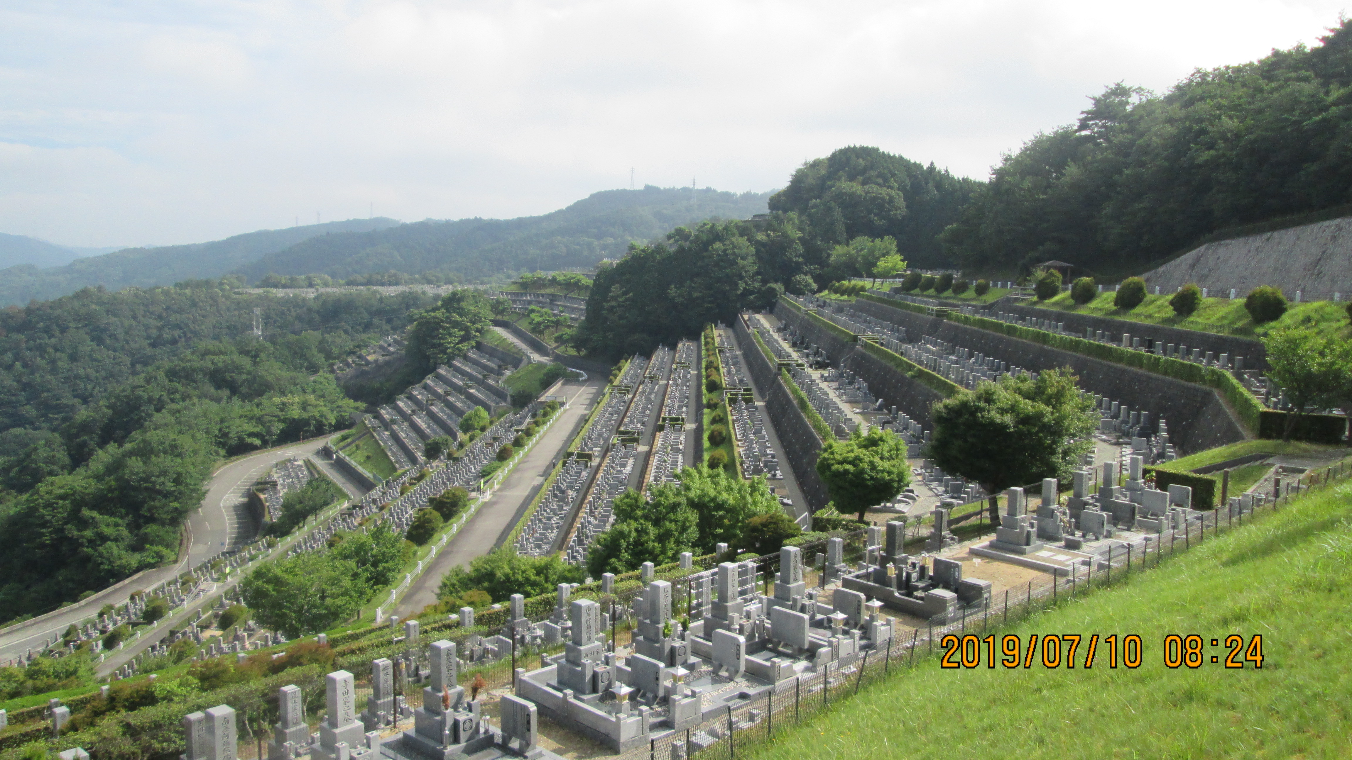 階段墓域・7区3番上段駐車場～