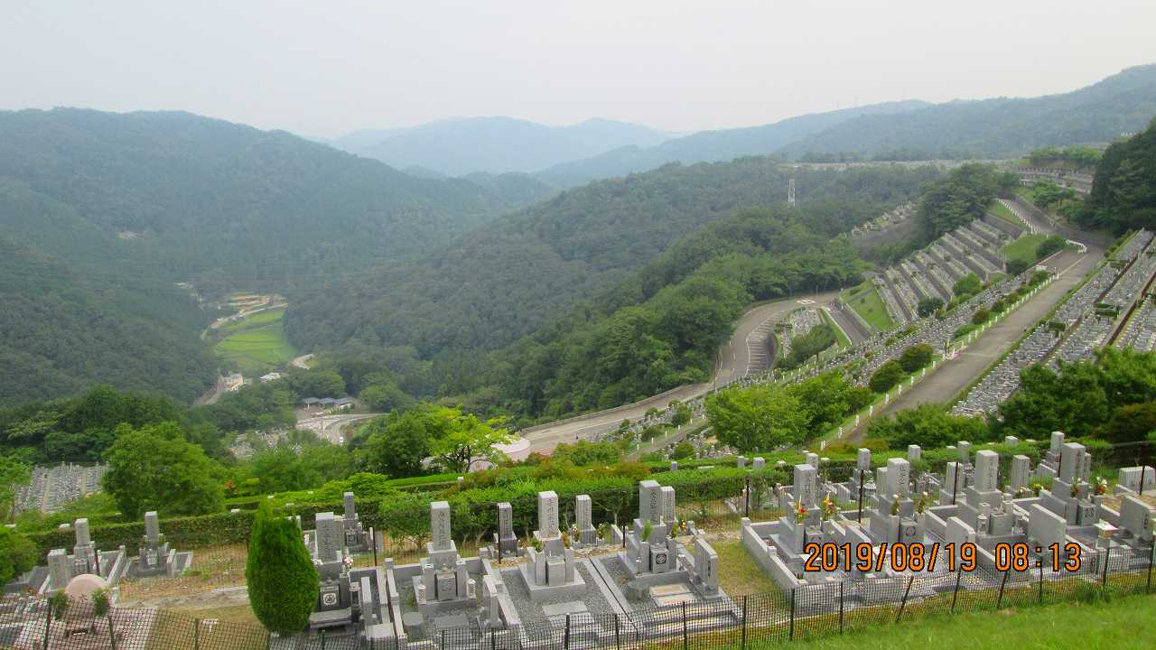 階段墓域・7区3番上段駐車場～撮影