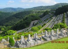 階段墓域・7区3番上段駐車場～撮影