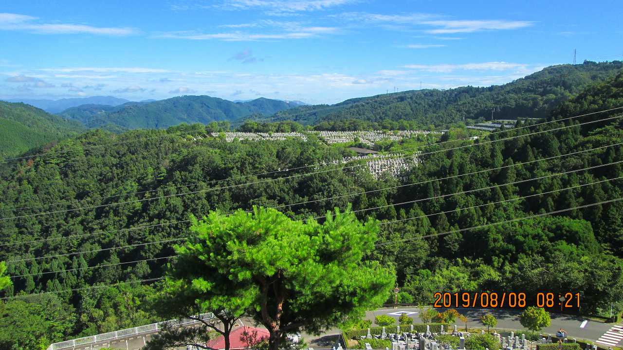 階段墓域・8区4番枝道駐車場～撮影