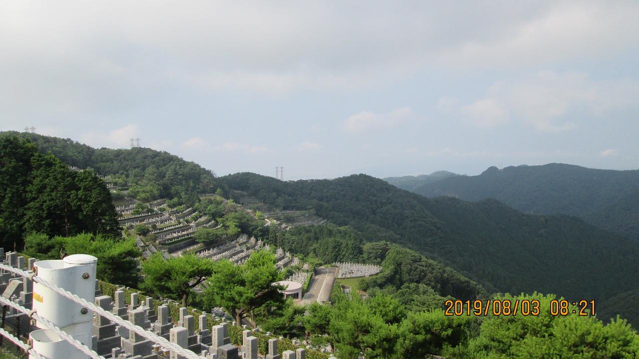 階段墓域・8区4/5番枝道～撮影