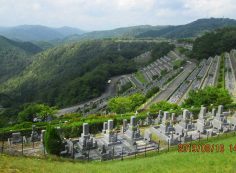 階段墓域・7区3番上段駐車場～風景