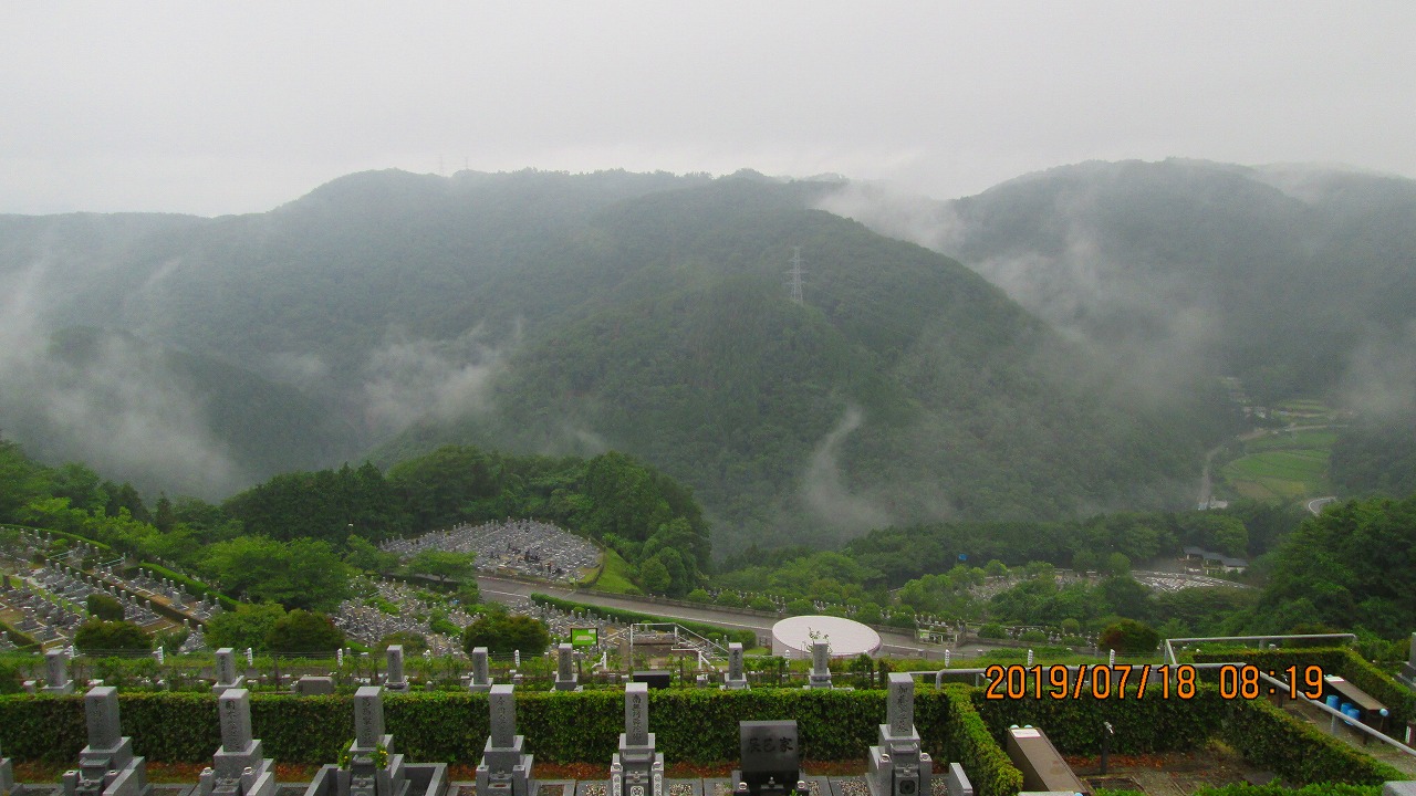 階段墓域・7区7番上段駐車場～撮影