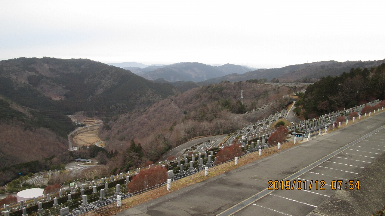 階段墓所：7区7番墓所風景～①